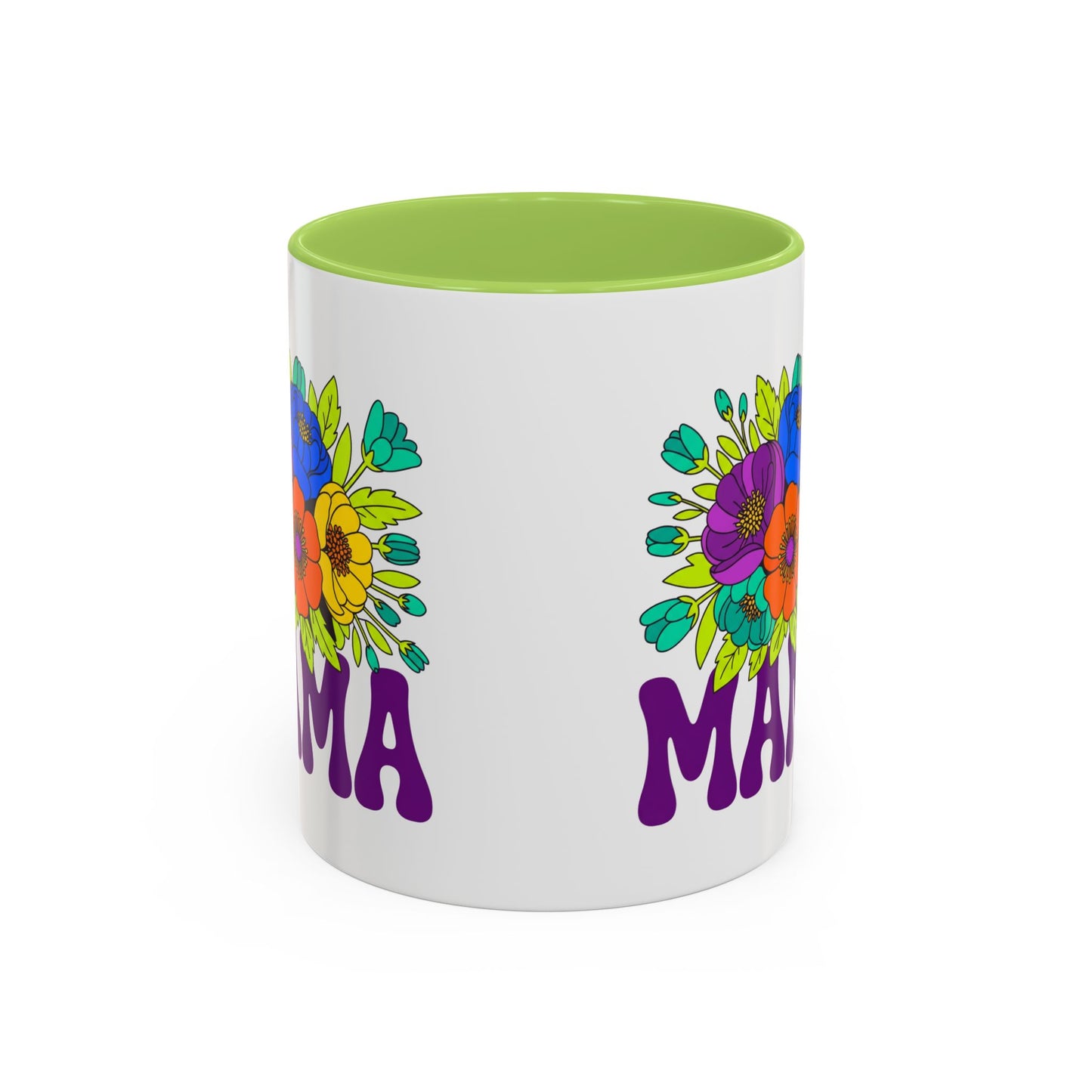 Mama Floral Coffee Mug Accent 11/15oz