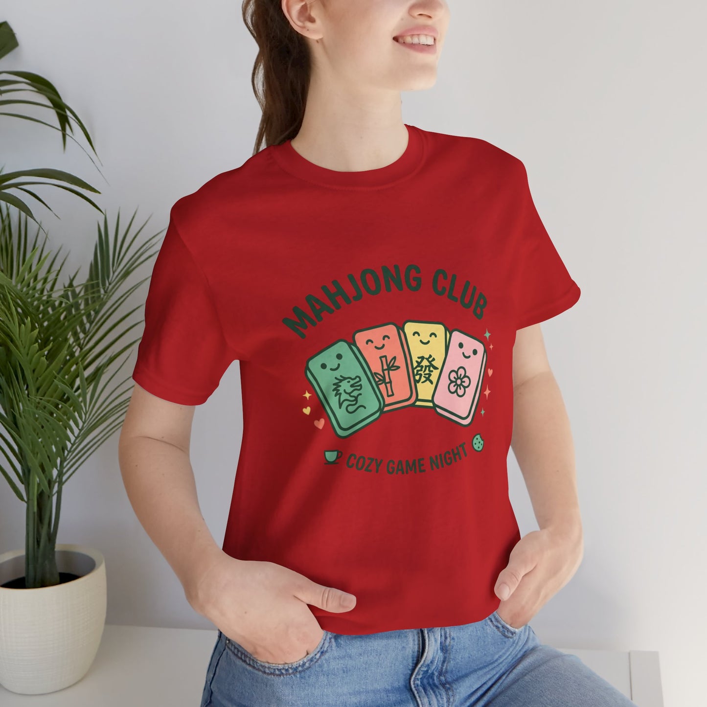 Mahjong Club Unisex Jersey Short Sleeve Tee
