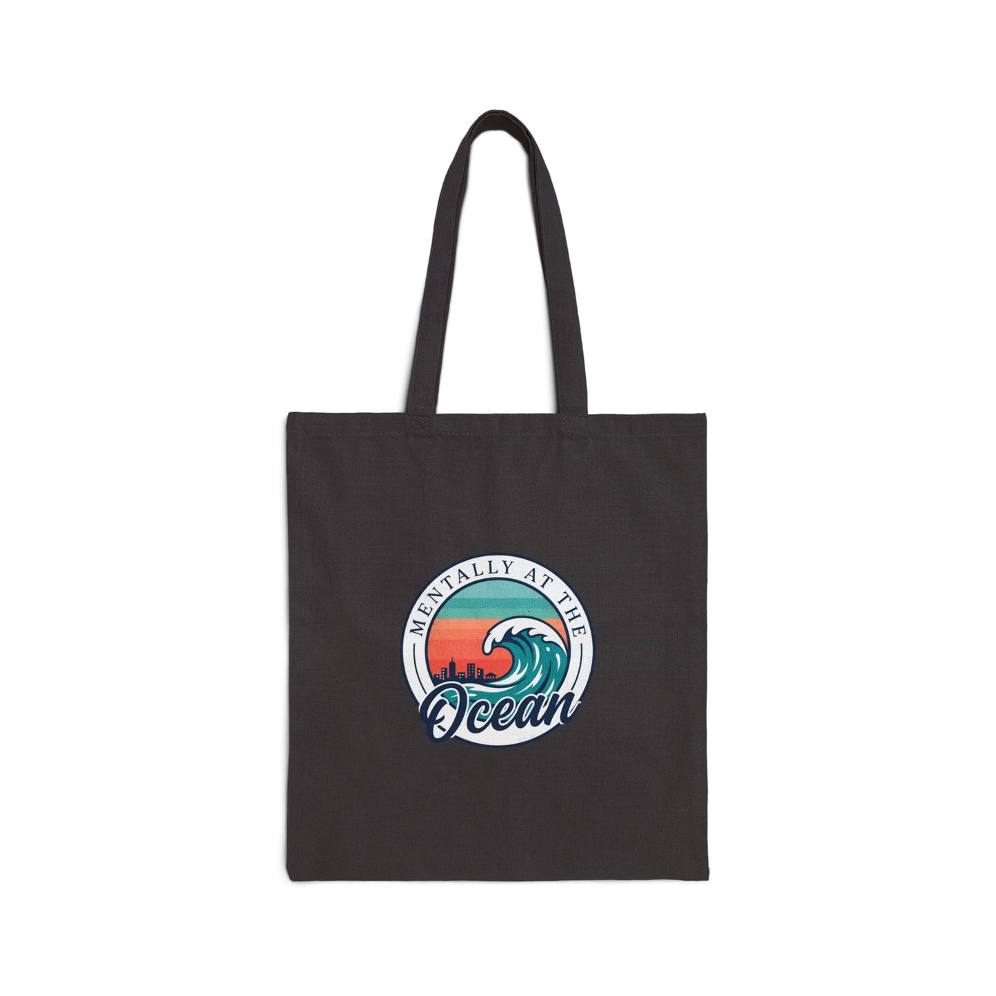 Mentally at the Ocean Tote | coastal aesthetic, sea breeze, pastel blue