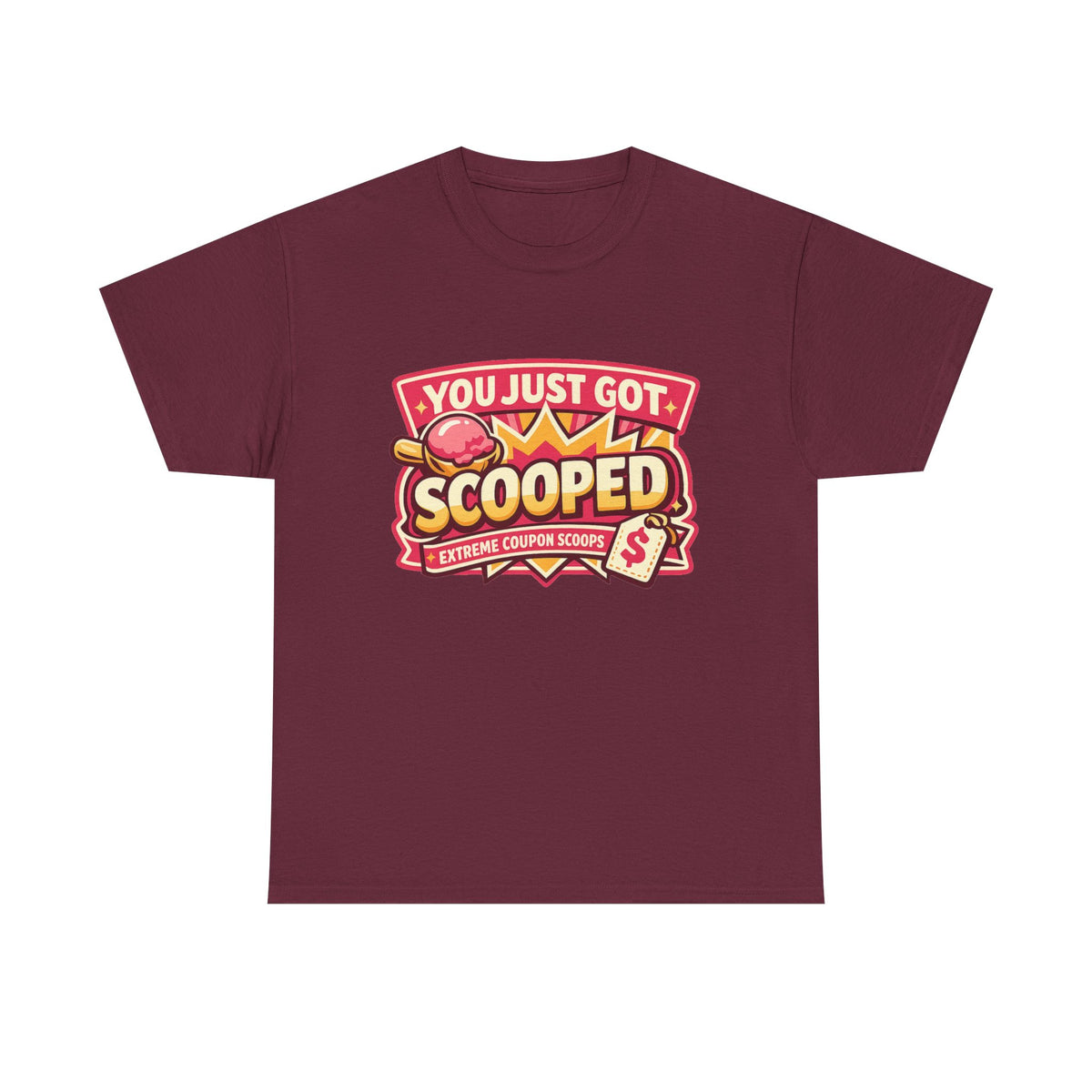 You Just Got Scooped graphic Tee | Ice Cream Scoop Logo