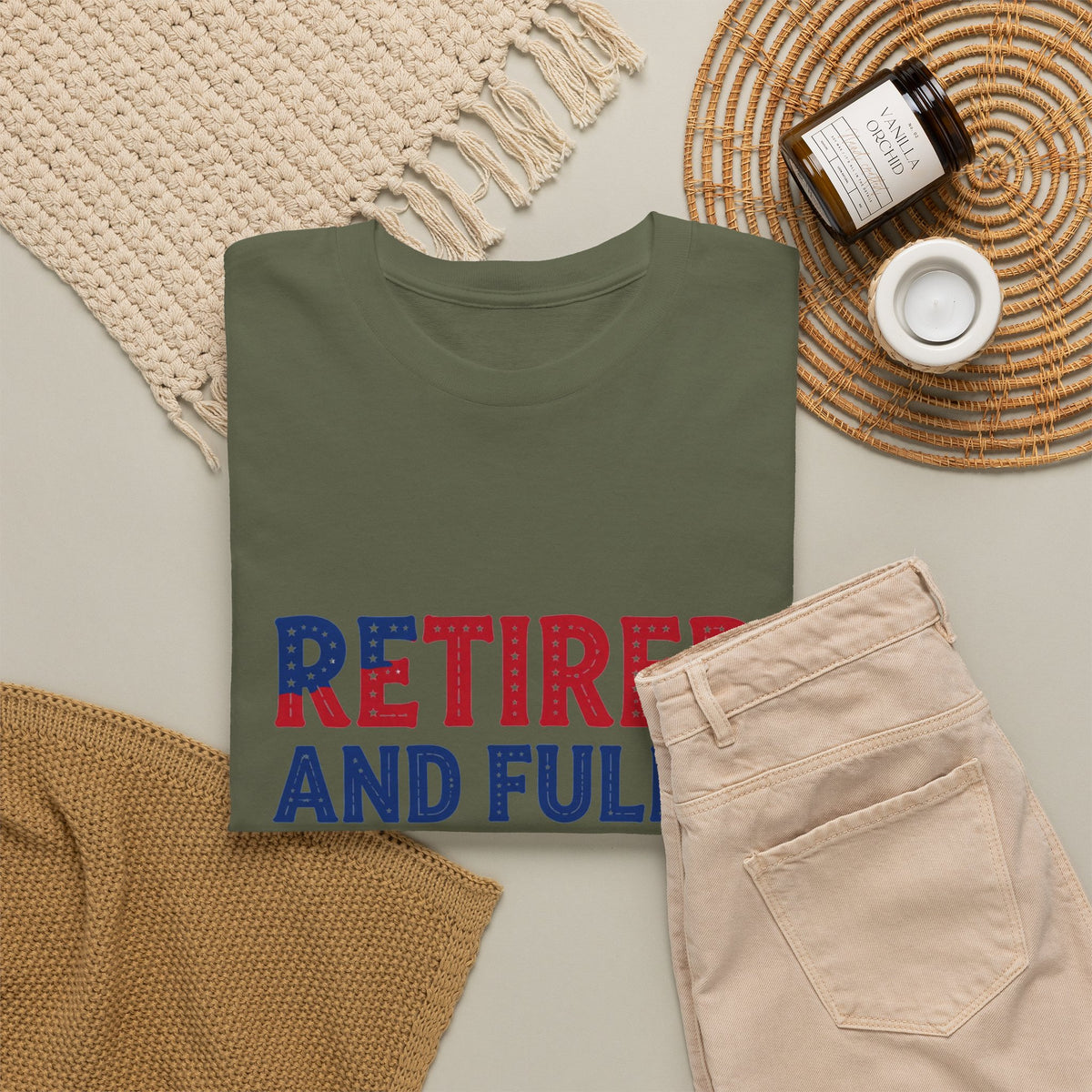 Retired and Fully Committed to Independence Day T-Shirt