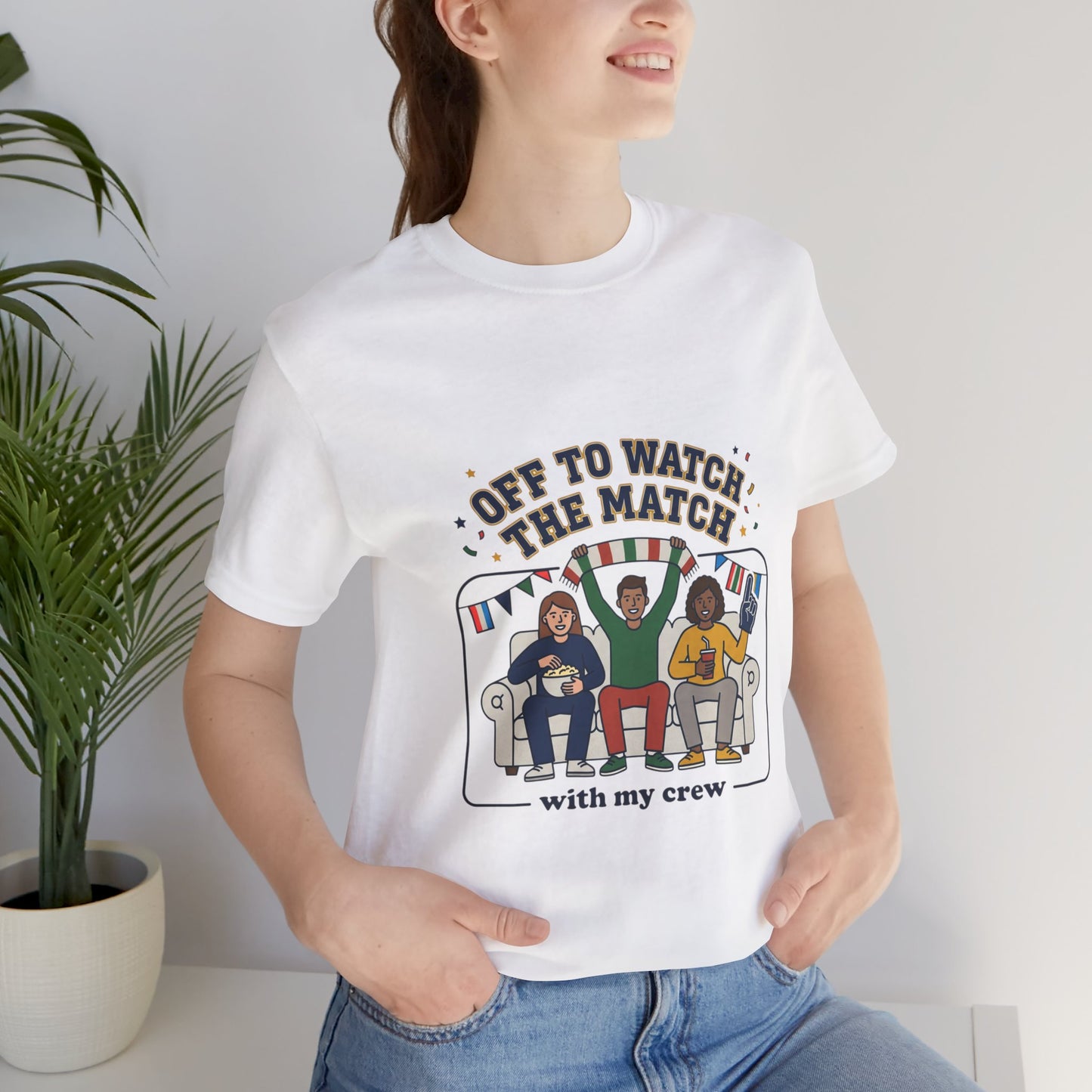 Off to Watch the Match T-Shirt | soccer watch party, match-day outfit