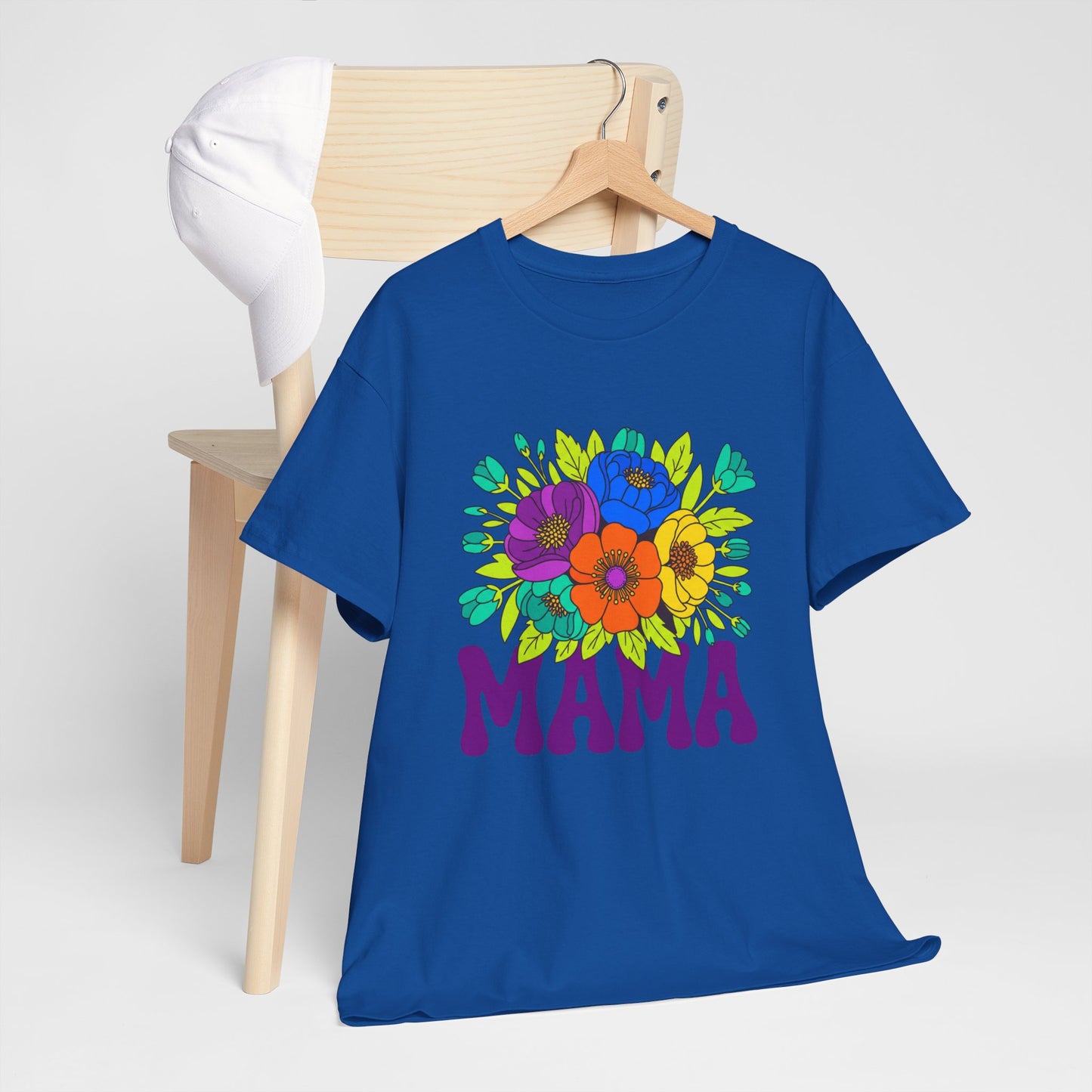 Mama Floral T-Shirt Feminine Floral Mother Tee for Mom Gifts