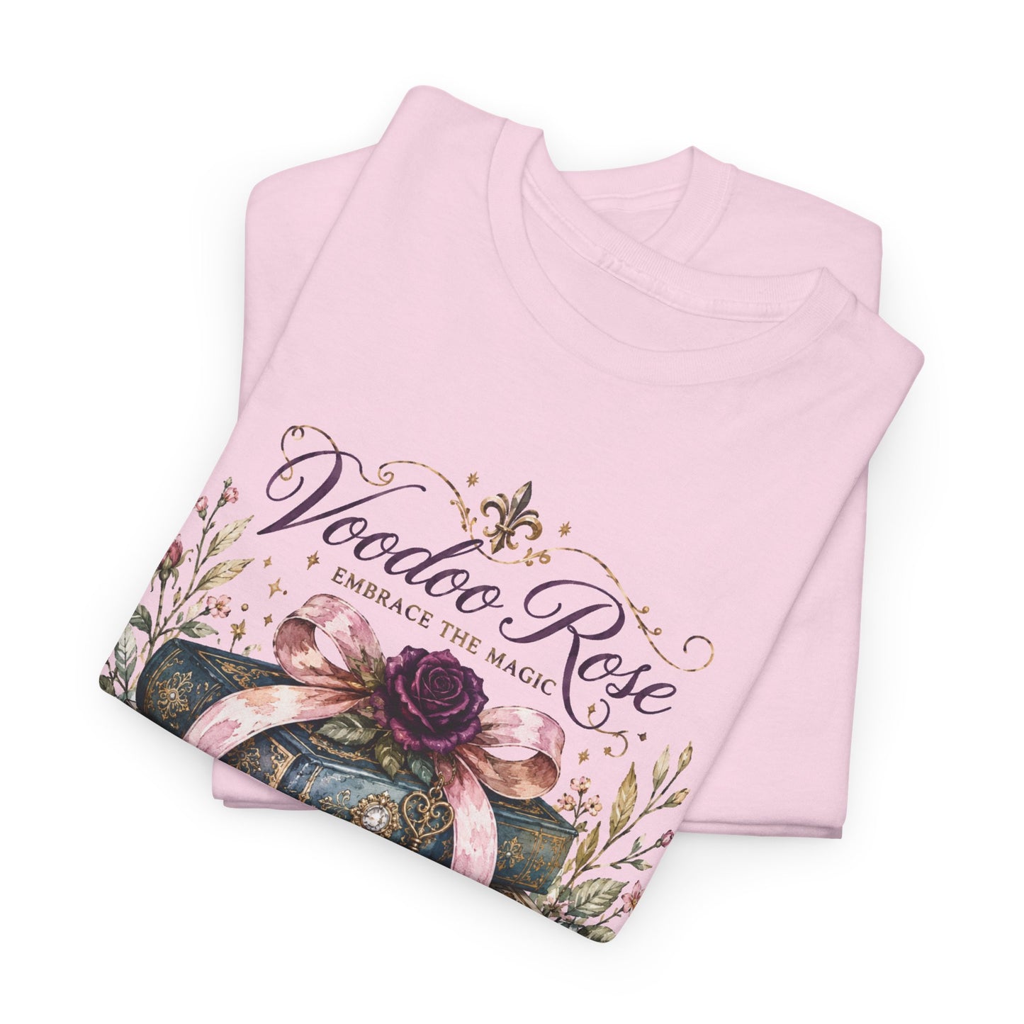 Voodoo Rose Louisiana Stacked Books Tee