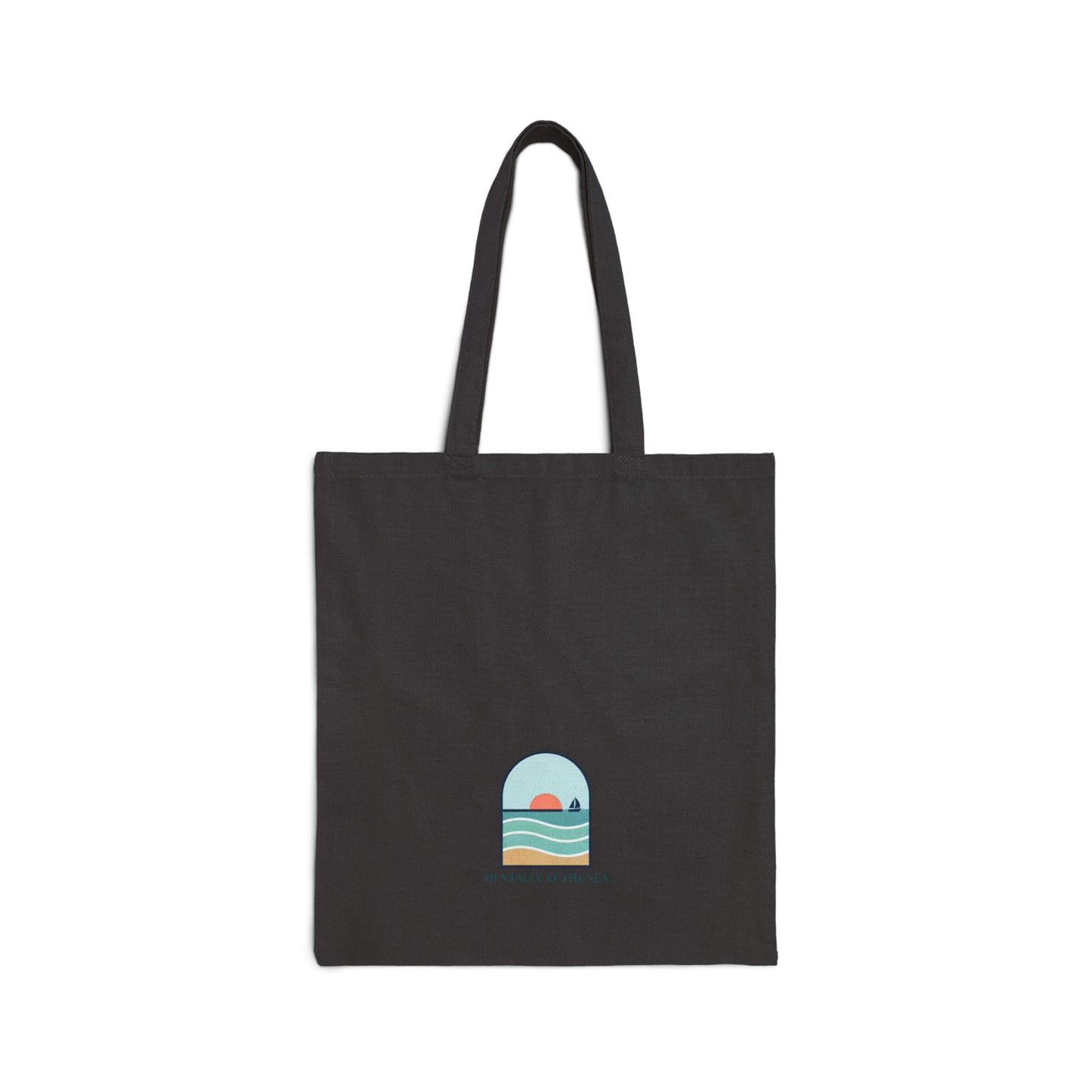 Mentally at Sea Coastal Window Sunset Tote | Ocean Aesthetic, seafoam blue
