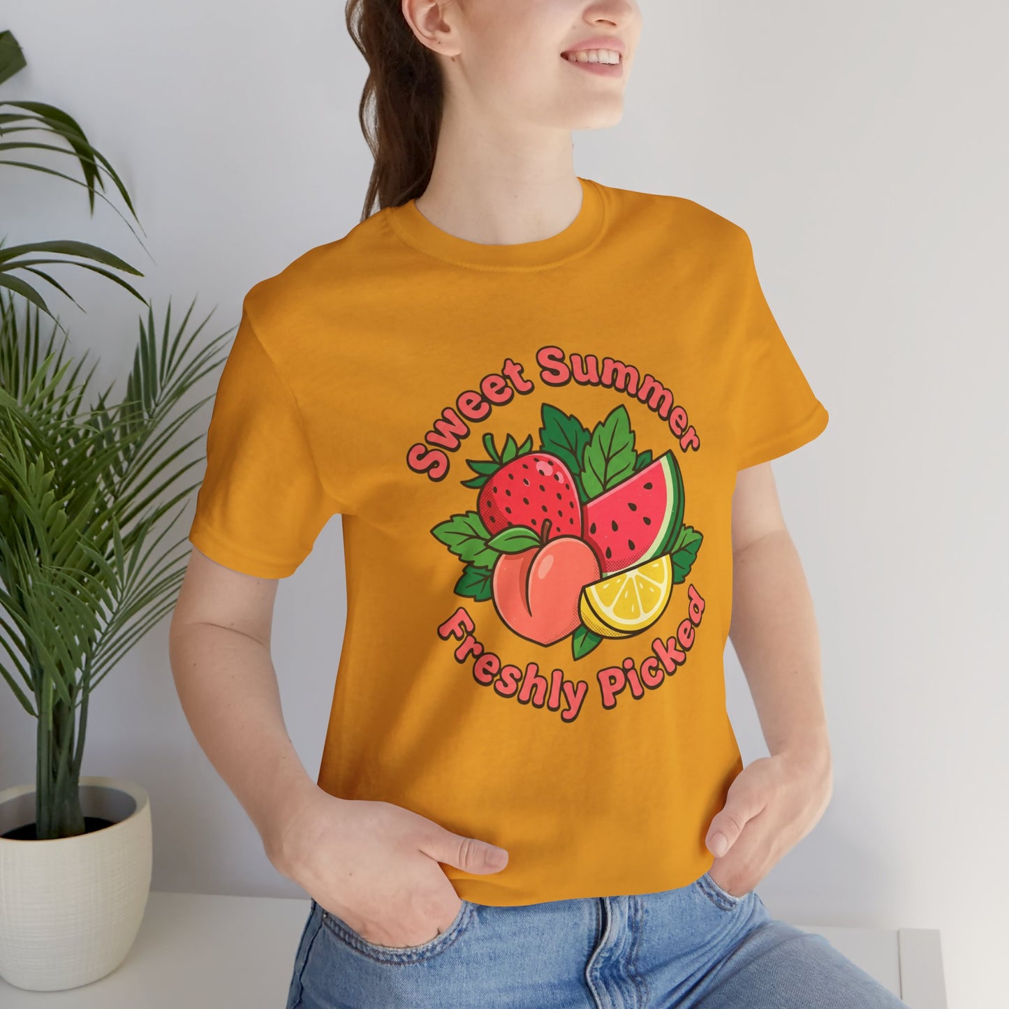 Sweet Summer Freshly Picked Jersey Short Sleeve Tee