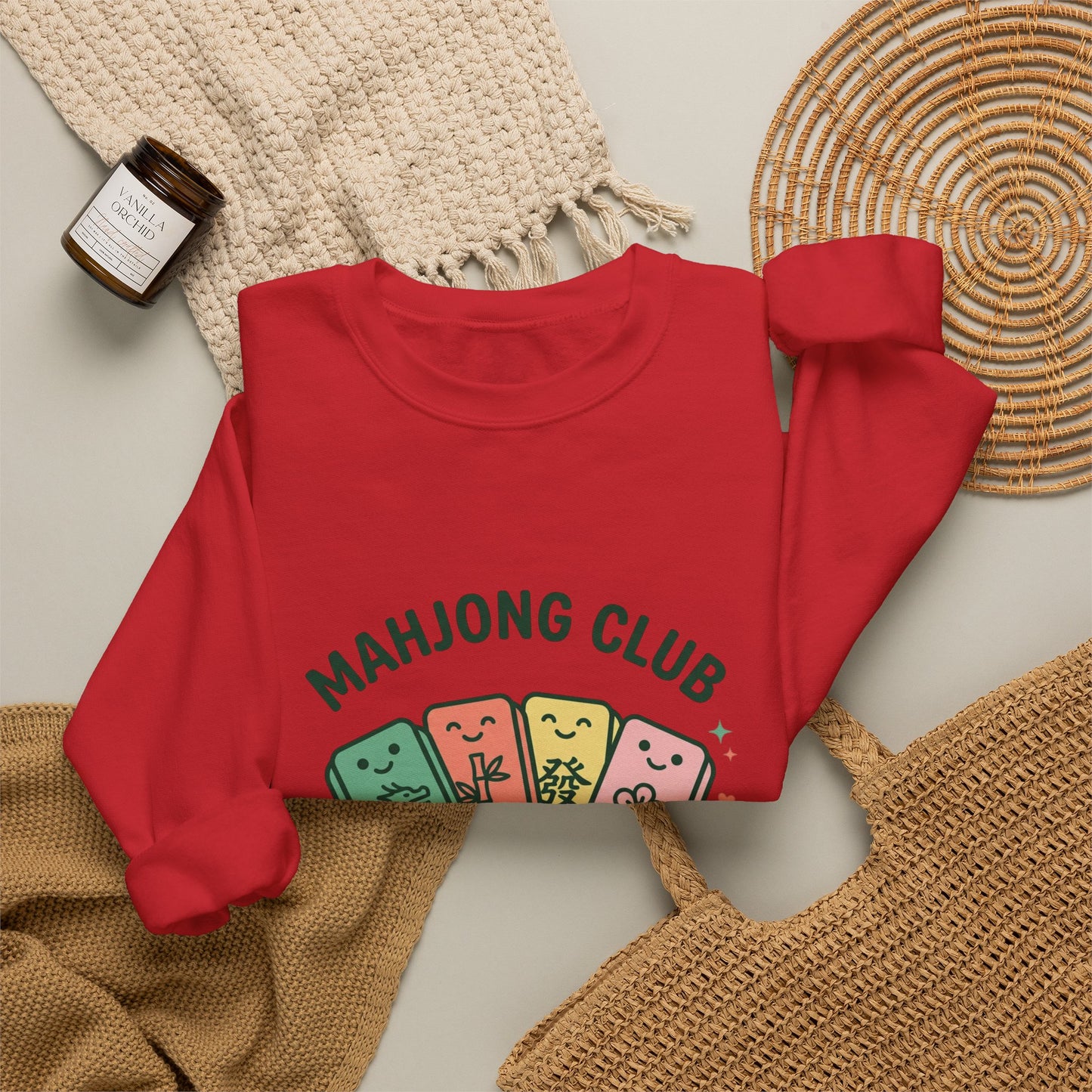 Mahjong Club Heavy Blend™ Crewneck Sweatshirt