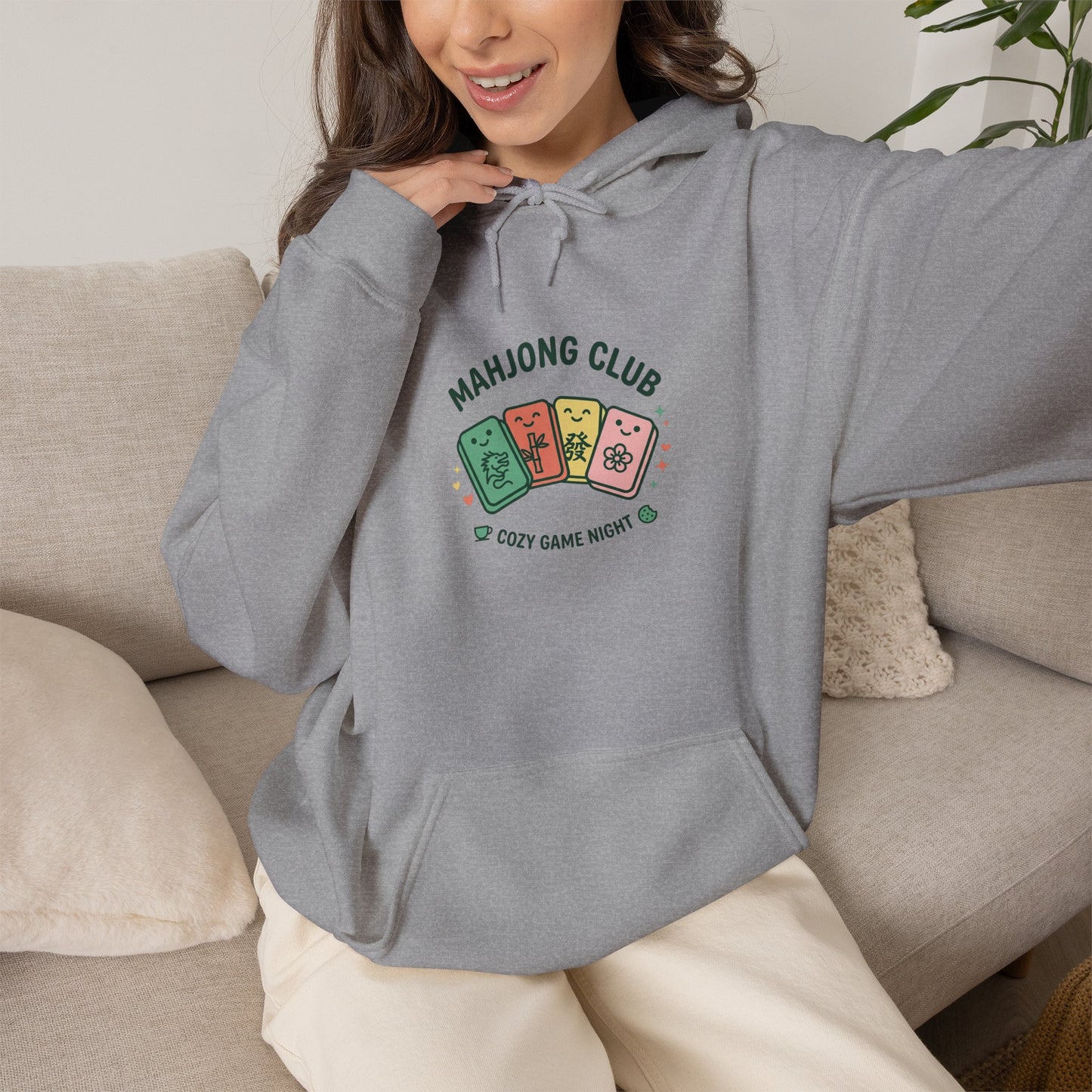 Mahjong Club Heavy Blend™ Hooded Sweatshirt
