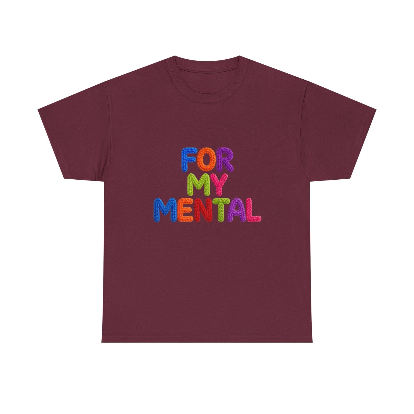 For My Mental Tee Mental Health Awareness Graphic T-Shirt