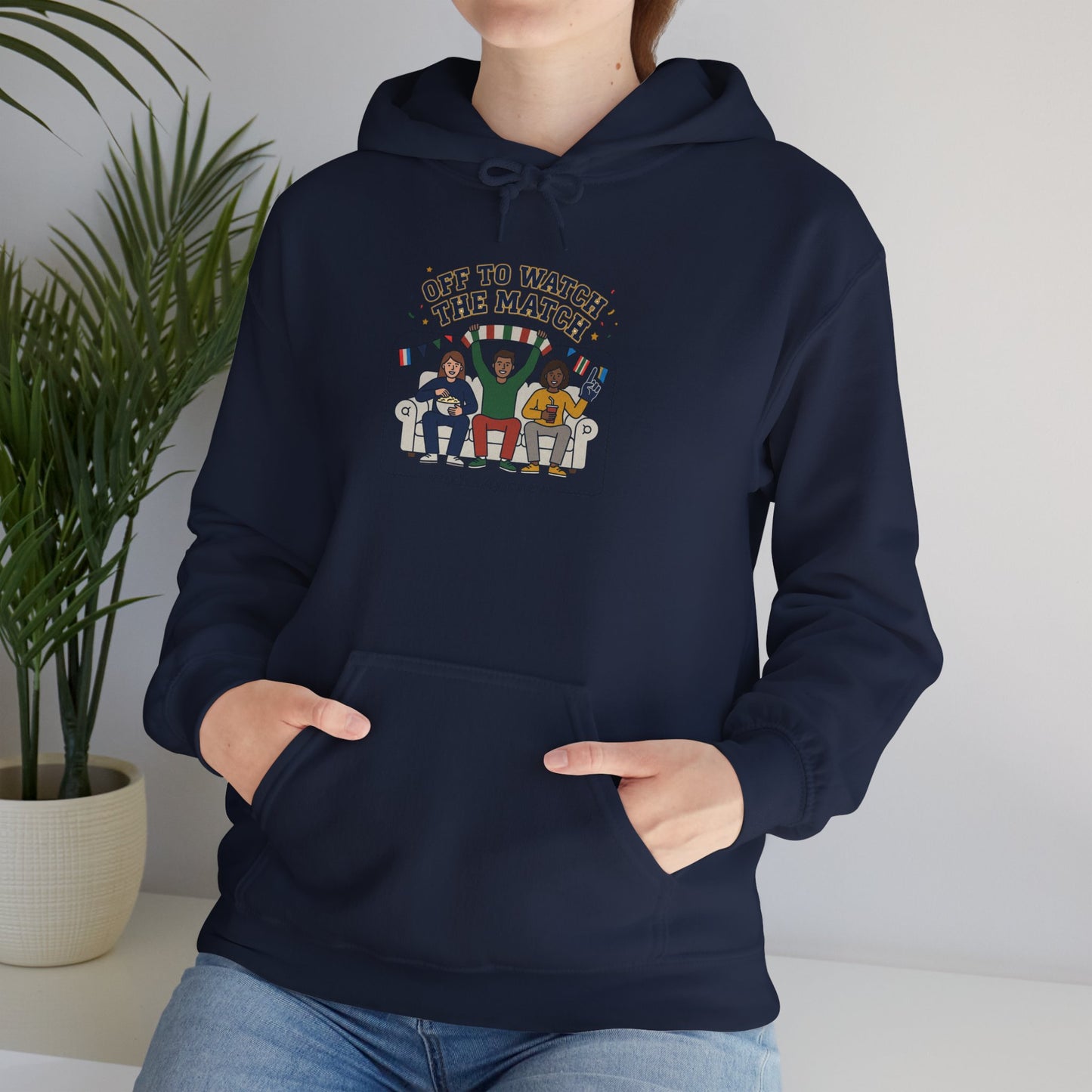 Off To Watch The Match Heavy Blend™ Hooded Sweatshirt