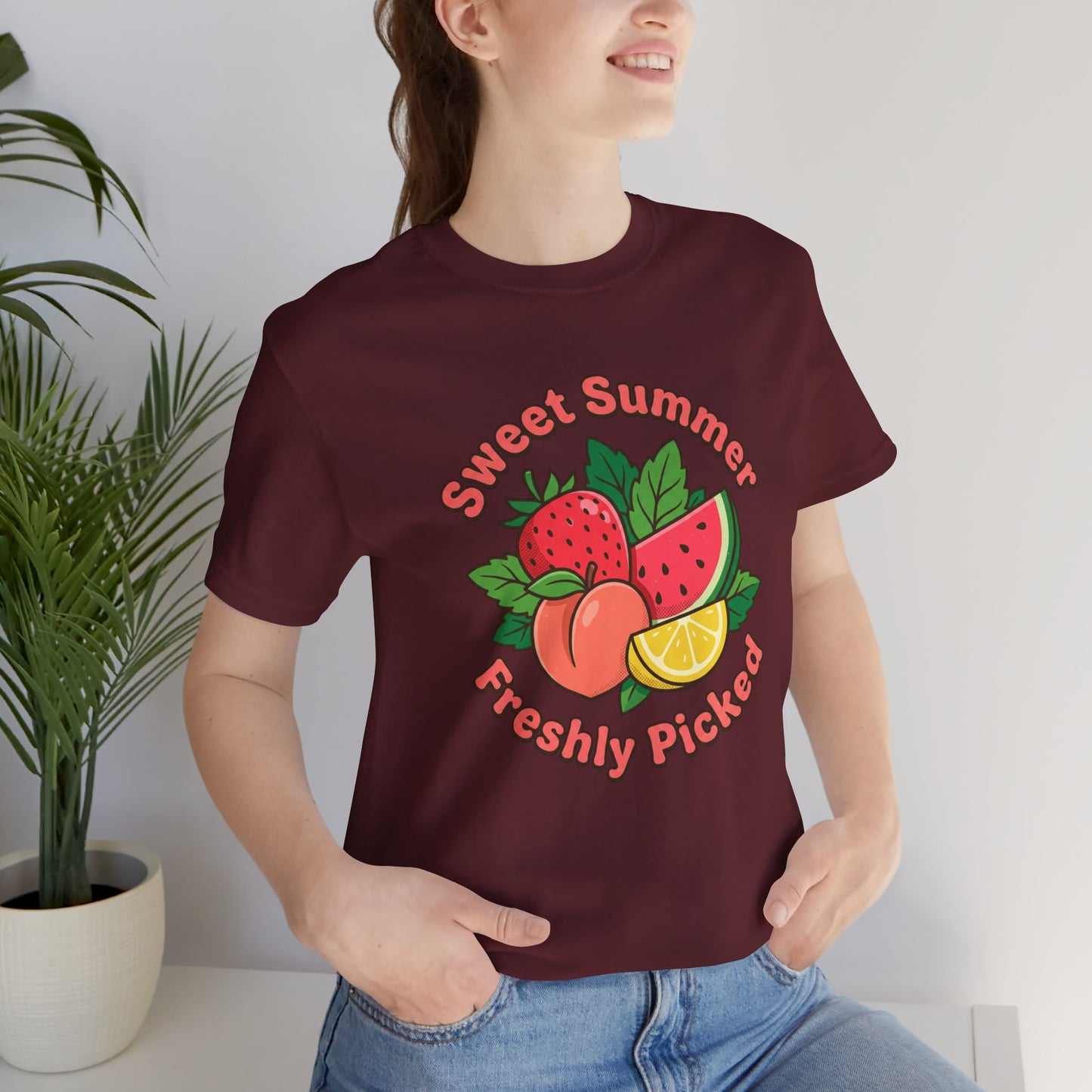 Sweet Summer Freshly Picked Jersey Short Sleeve Tee