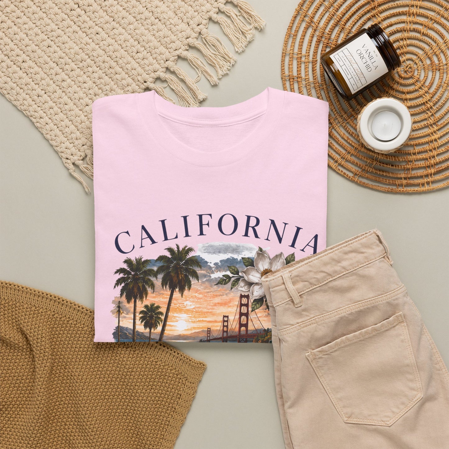 California Vintage Surf T-Shirt — Coastal Sunset Beach Tee