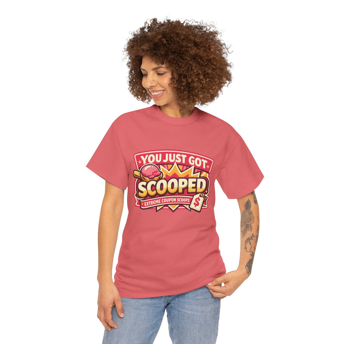You Just Got Scooped graphic Tee | Ice Cream Scoop Logo