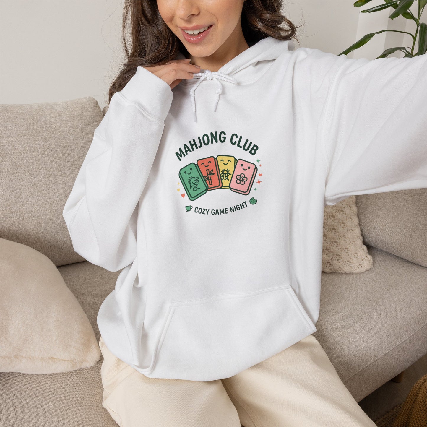 Mahjong Club Heavy Blend™ Hooded Sweatshirt