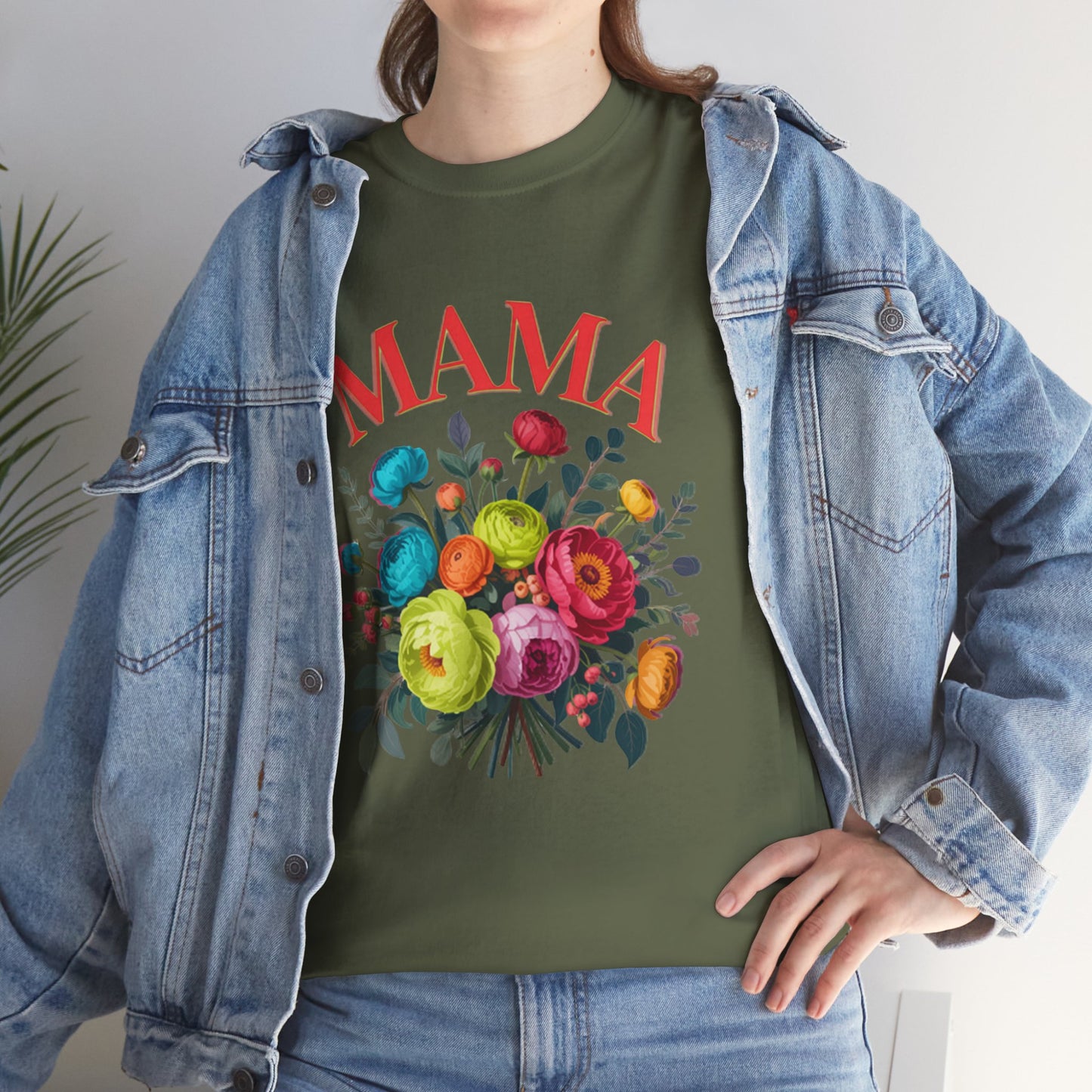 Mama Floral T-Shirt  Mother's Day Floral Tee for Moms