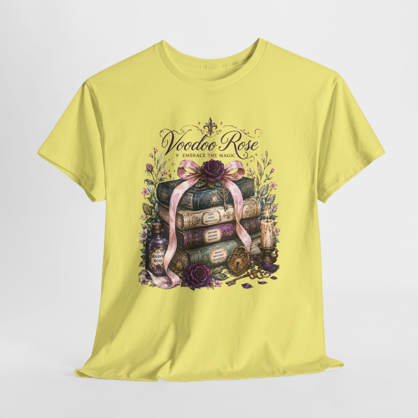 Voodoo Rose Louisiana Stacked Books Tee