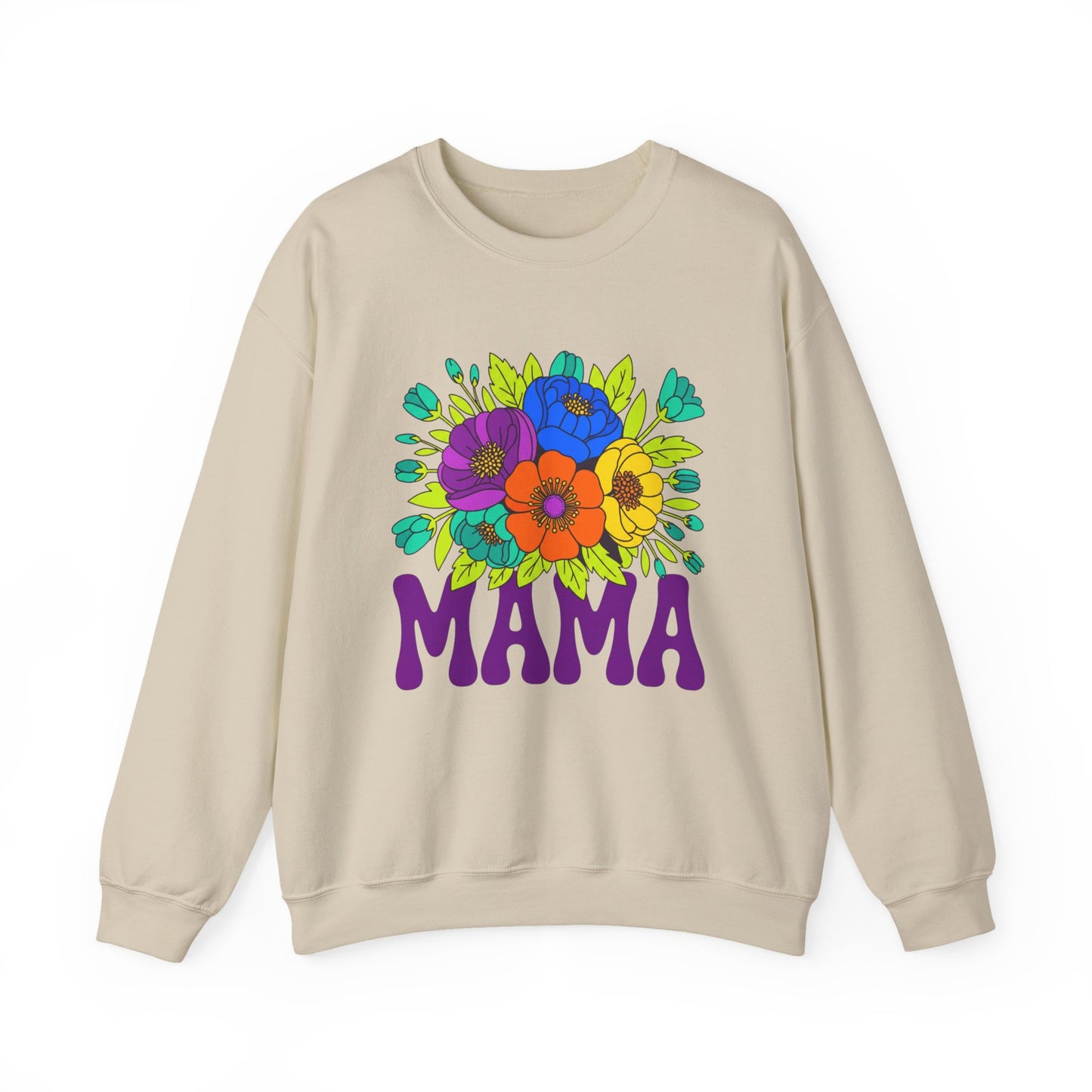 Mama Floral Sweatshirt — Cozy Mother's Day Crewneck