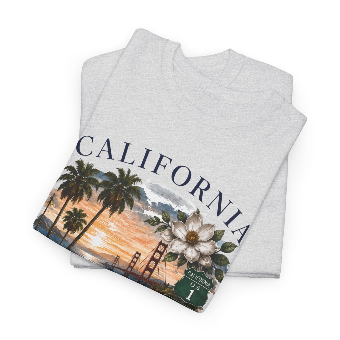 California Vintage Surf T-Shirt — Coastal Sunset Beach Tee