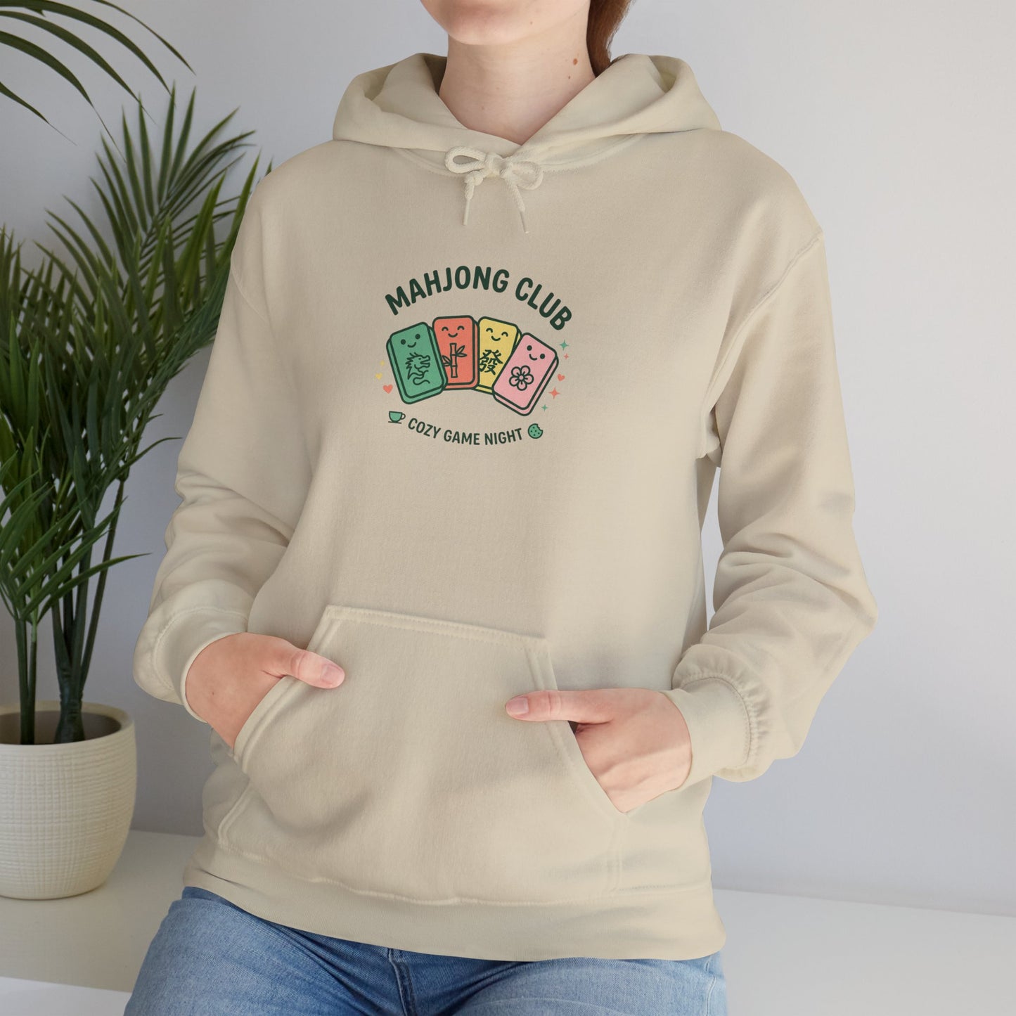 Mahjong Club Heavy Blend™ Hooded Sweatshirt