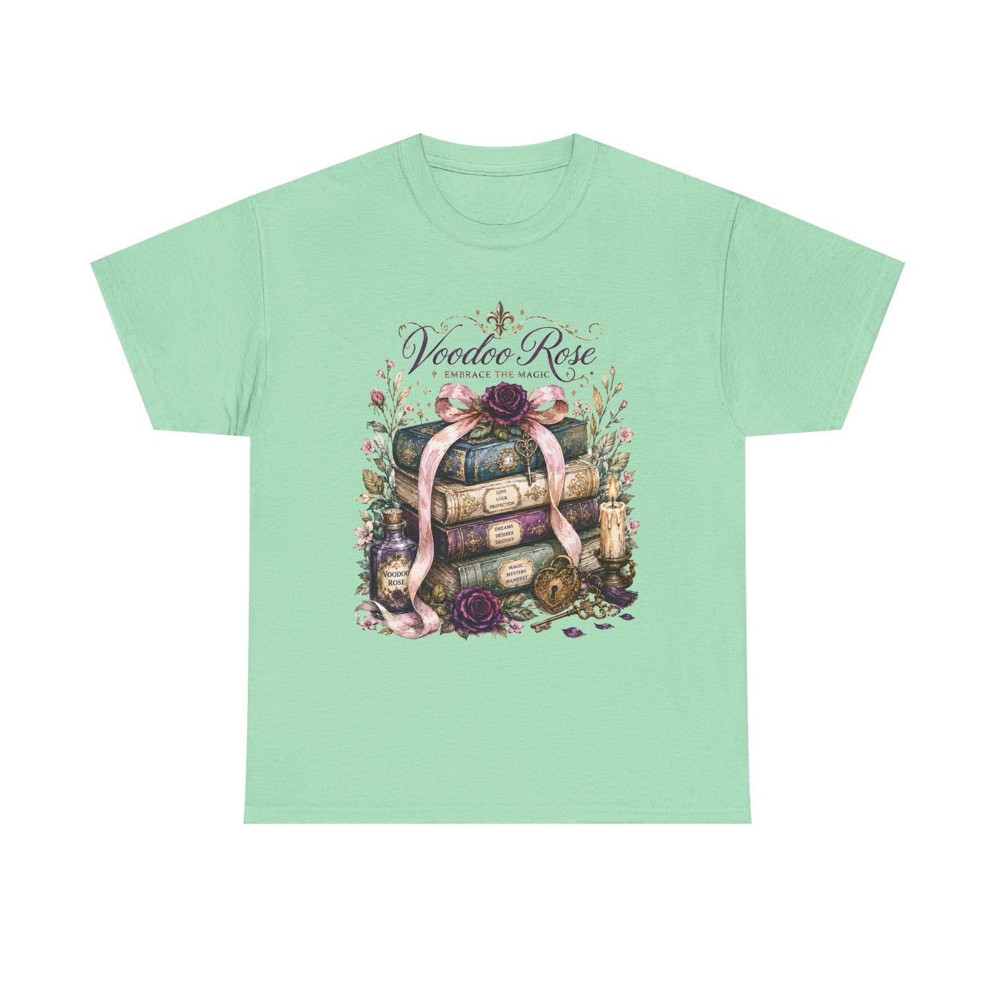 Voodoo Rose Louisiana Stacked Books Tee
