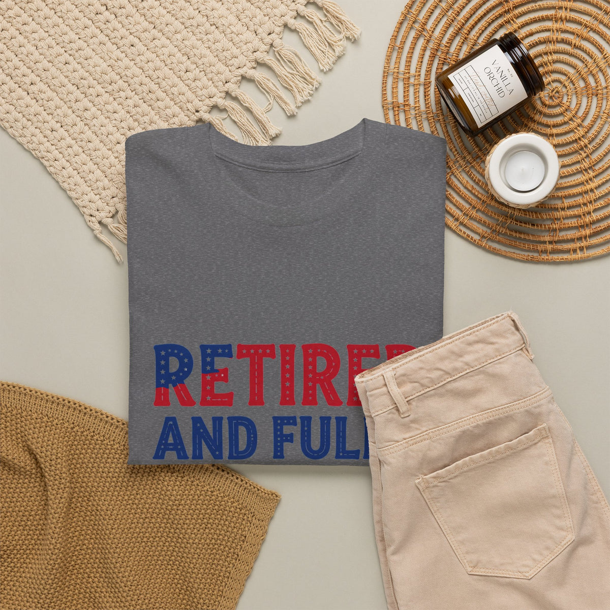 Retired and Fully Committed to Independence Day T-Shirt