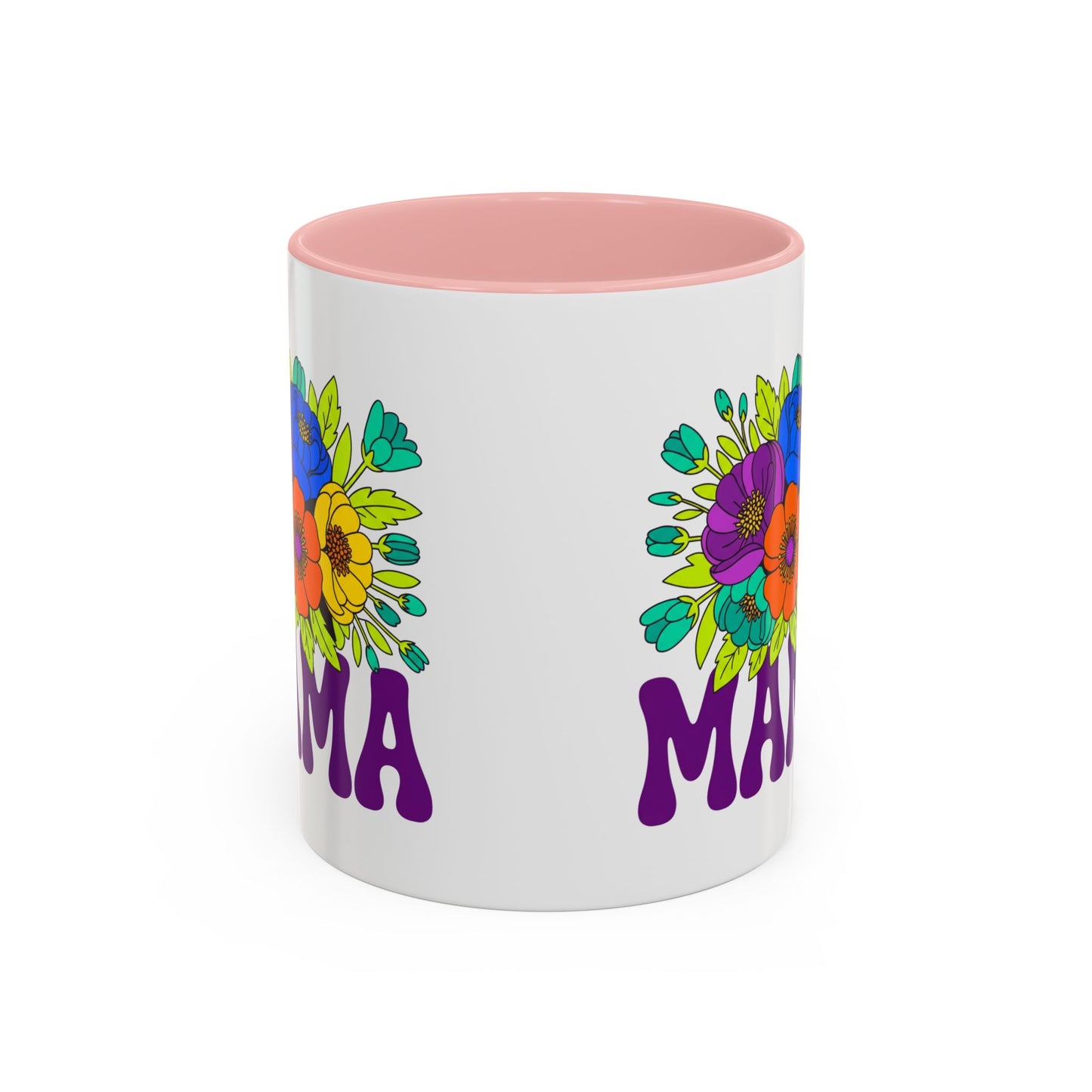 Mama Floral Coffee Mug Accent 11/15oz