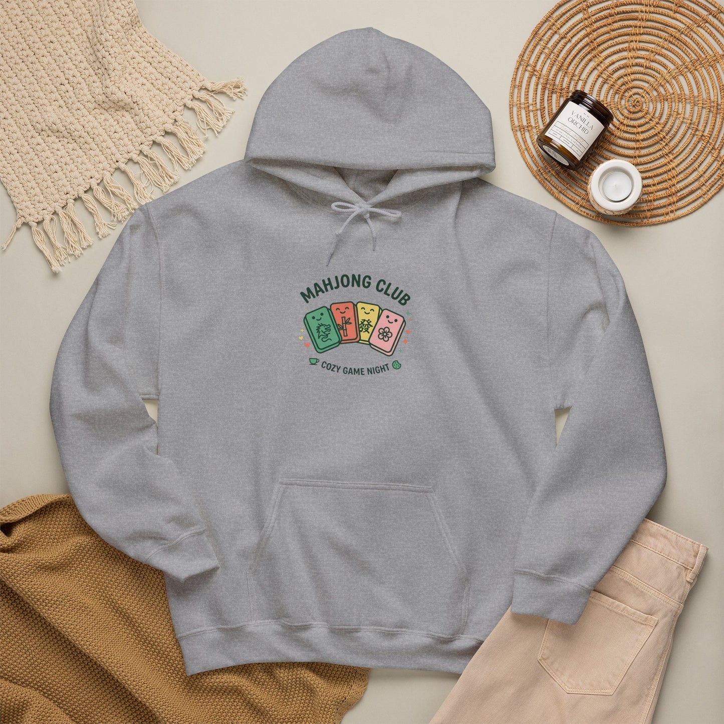 Mahjong Club Heavy Blend™ Hooded Sweatshirt