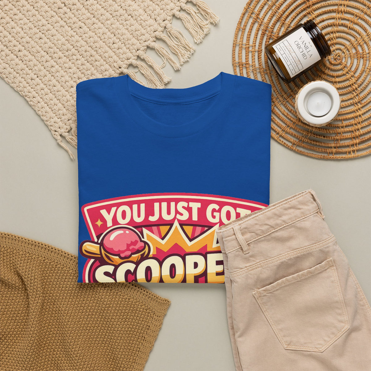 You Just Got Scooped graphic Tee | Ice Cream Scoop Logo