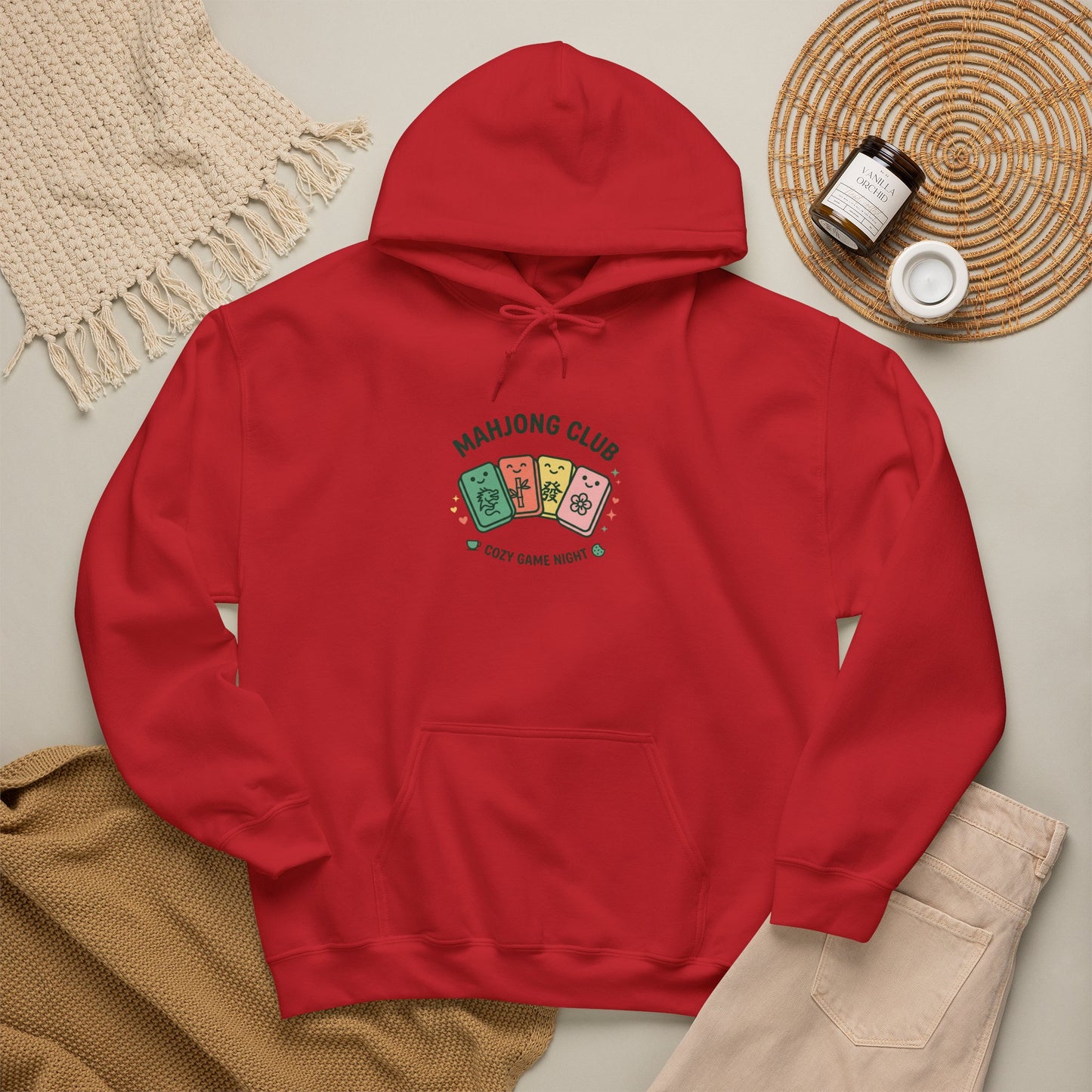 Mahjong Club Heavy Blend™ Hooded Sweatshirt
