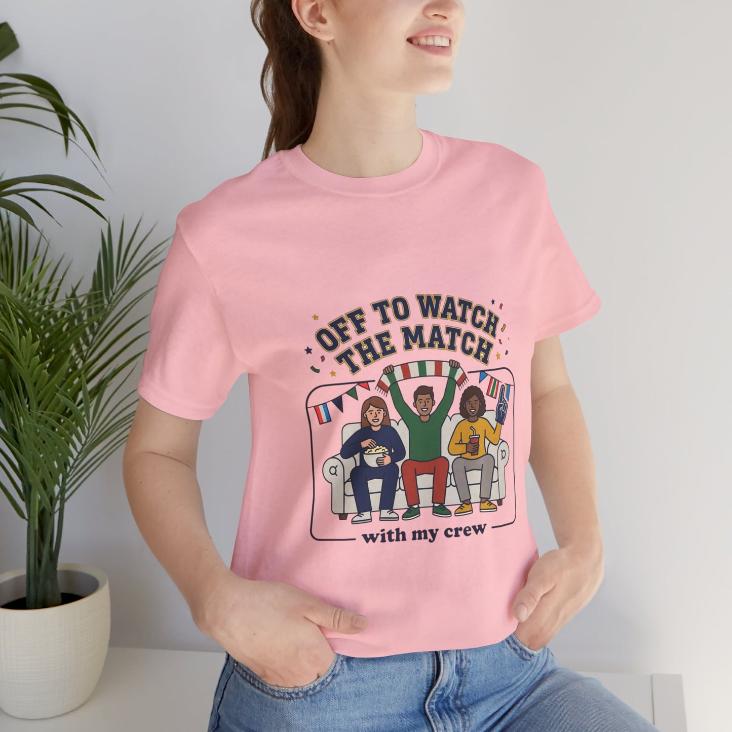 Off to Watch the Match T-Shirt | soccer watch party, match-day outfit
