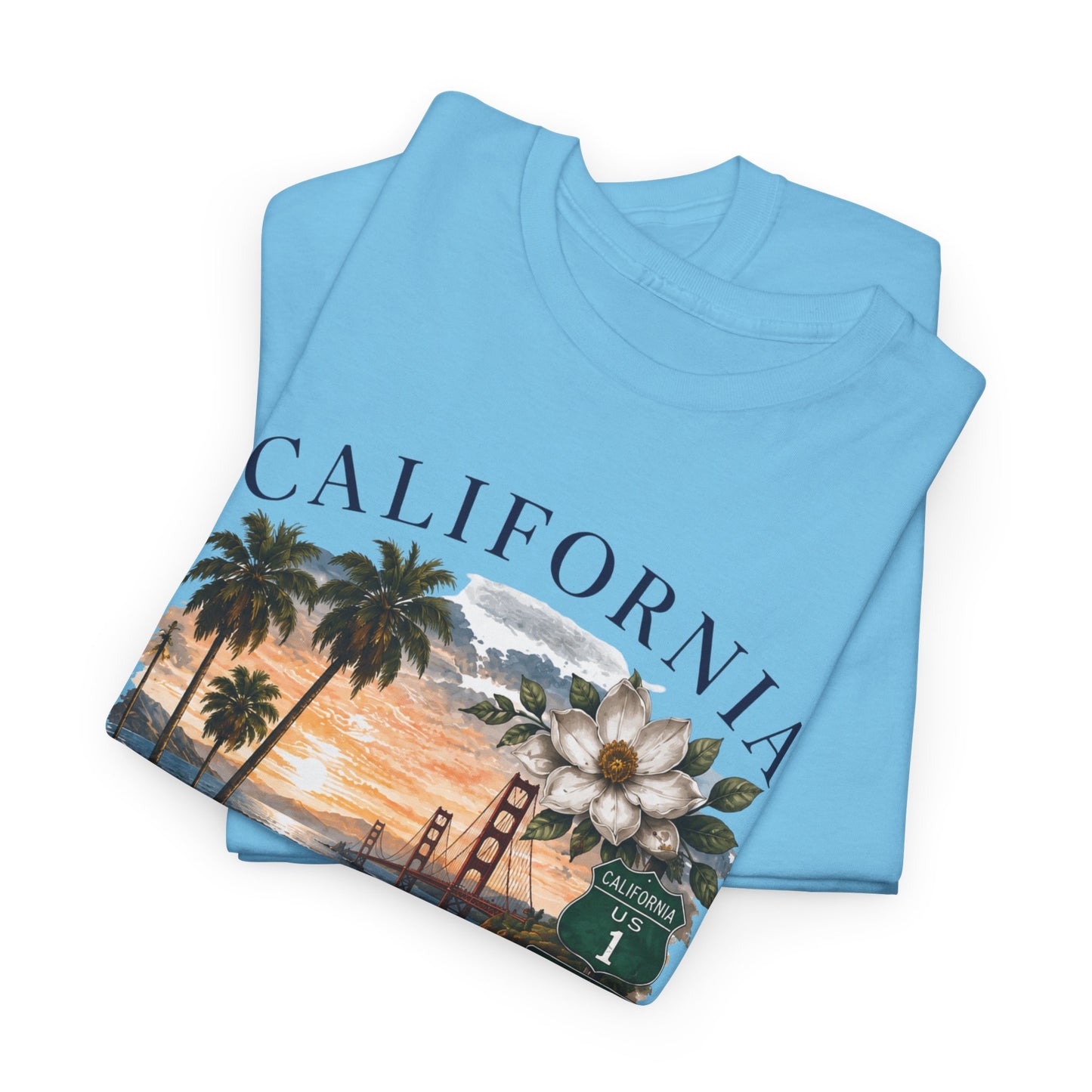 California Vintage Surf T-Shirt — Coastal Sunset Beach Tee