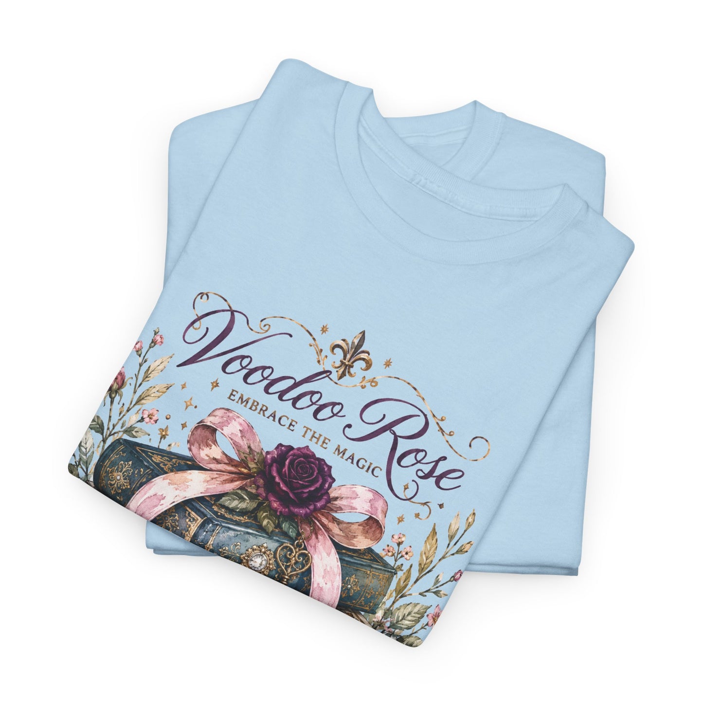 Voodoo Rose Louisiana Stacked Books Tee