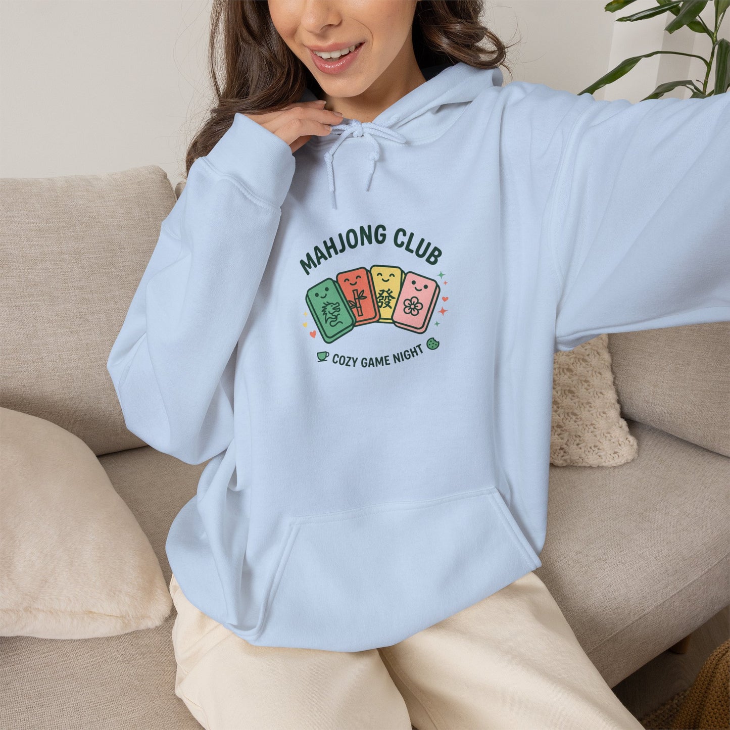 Mahjong Club Heavy Blend™ Hooded Sweatshirt