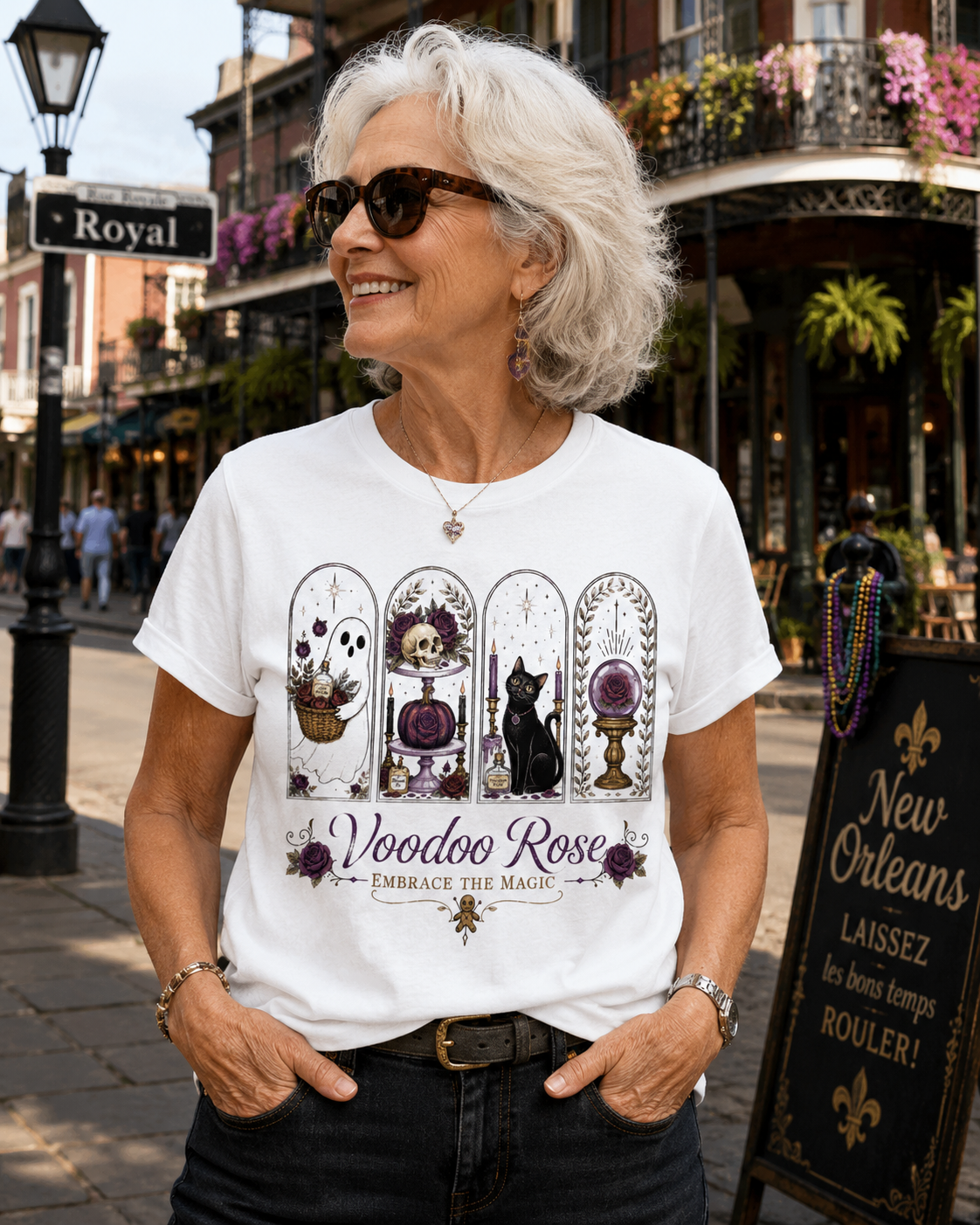 Voodoo Rose Louisiana Graphic Tee