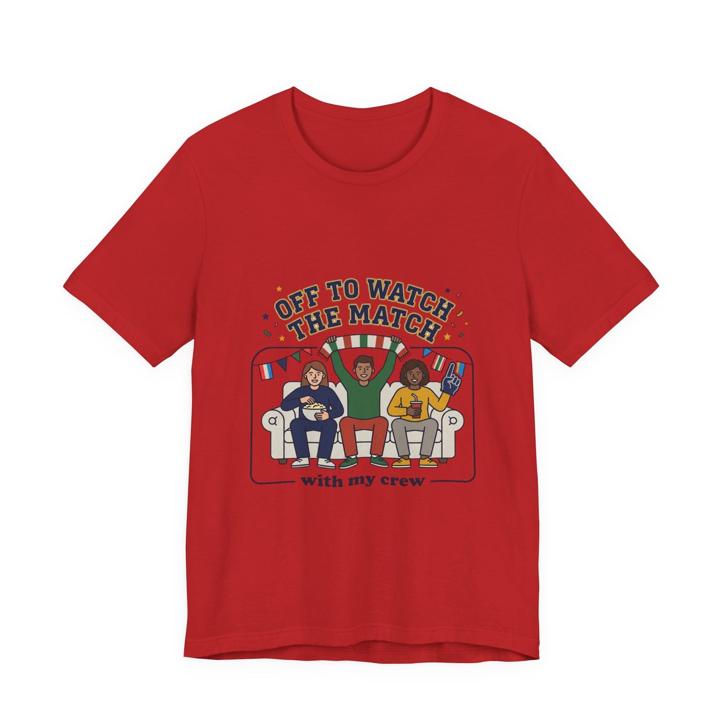Off to Watch the Match T-Shirt | soccer watch party, match-day outfit