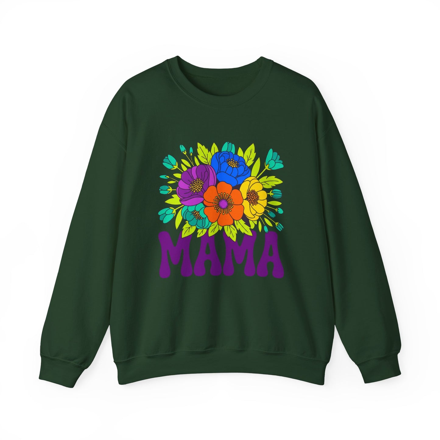 Mama Floral Sweatshirt — Cozy Mother's Day Crewneck