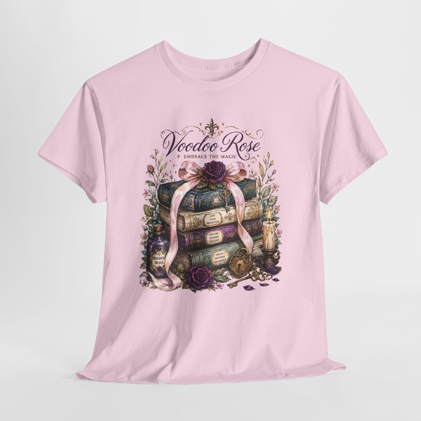 Voodoo Rose Louisiana Stacked Books Tee