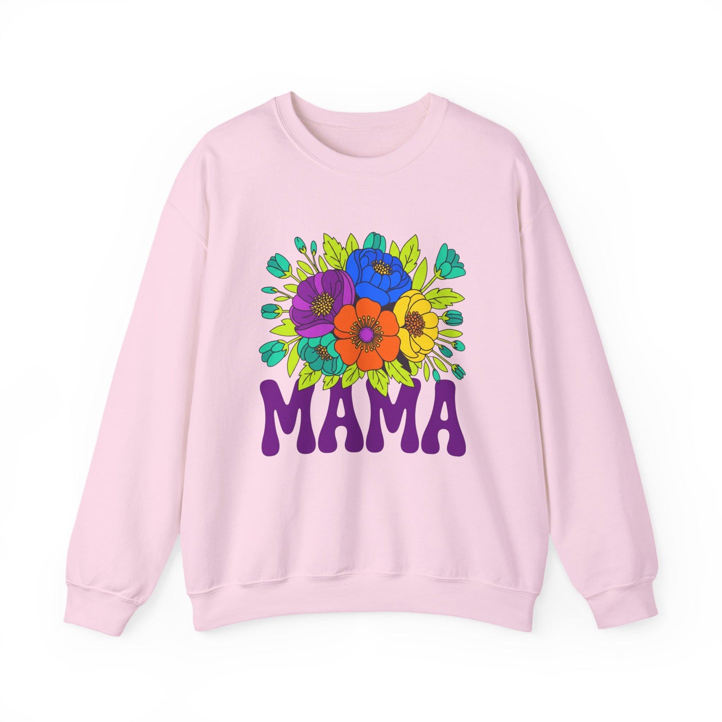 Mama Floral Sweatshirt — Cozy Mother's Day Crewneck