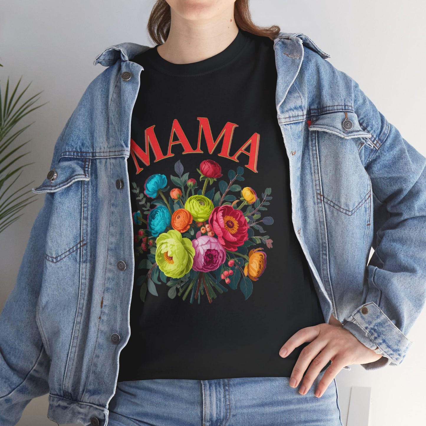 Mama Floral T-Shirt  Mother's Day Floral Tee for Moms