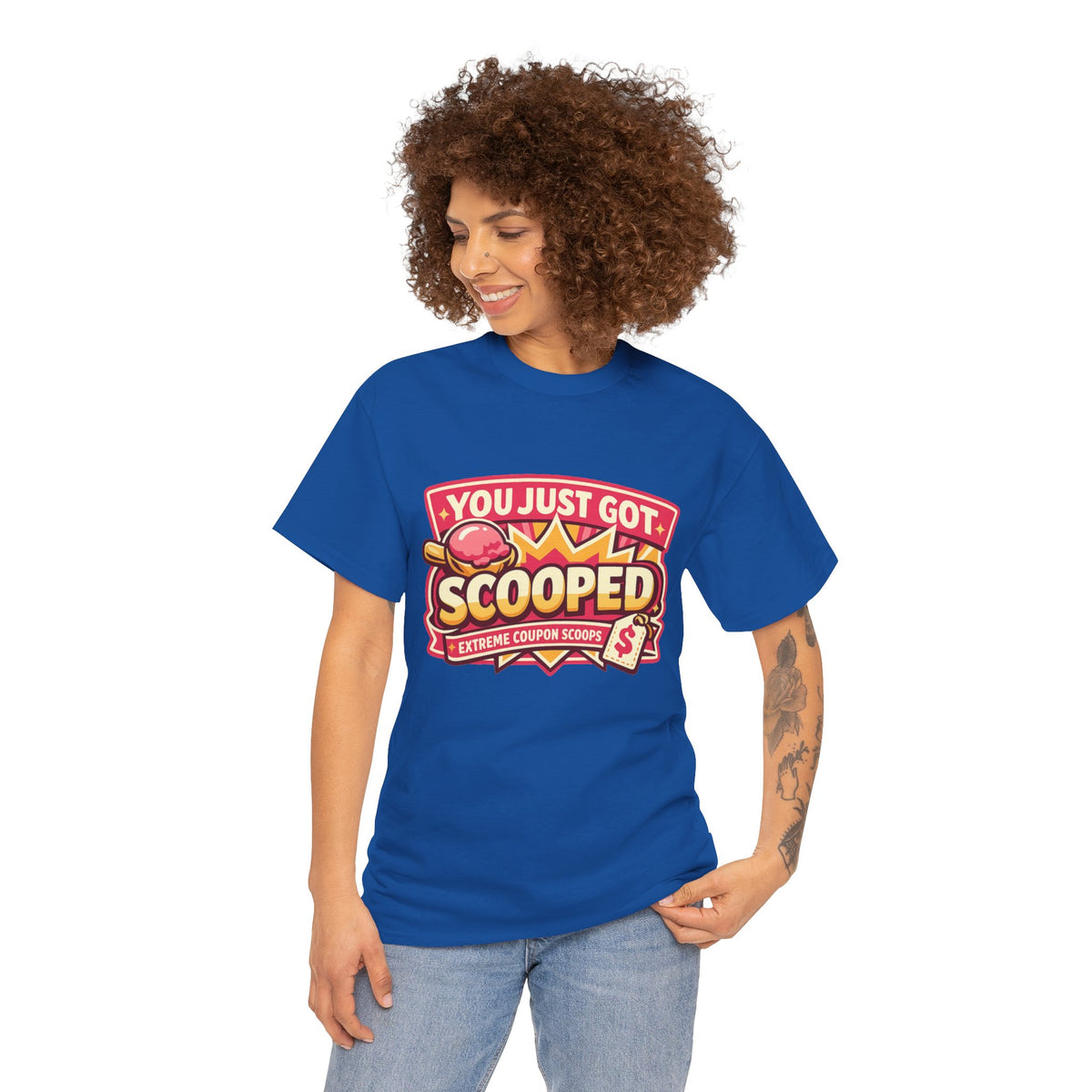 You Just Got Scooped graphic Tee | Ice Cream Scoop Logo