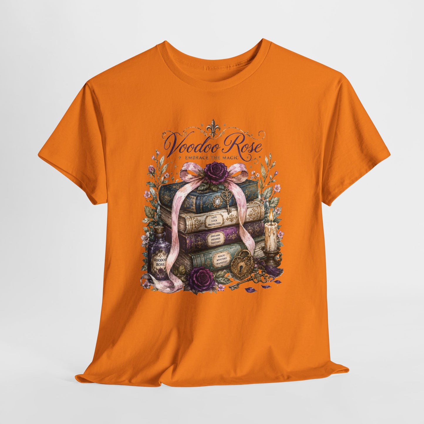 Voodoo Rose Louisiana Stacked Books Tee