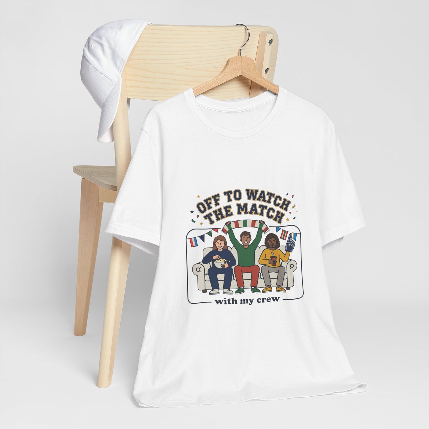 Off to Watch the Match T-Shirt | soccer watch party, match-day outfit