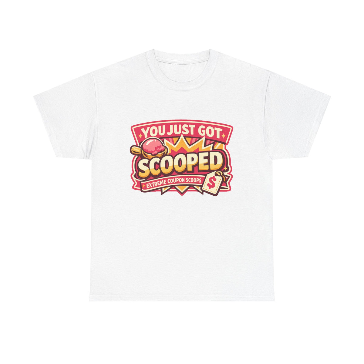 You Just Got Scooped graphic Tee | Ice Cream Scoop Logo