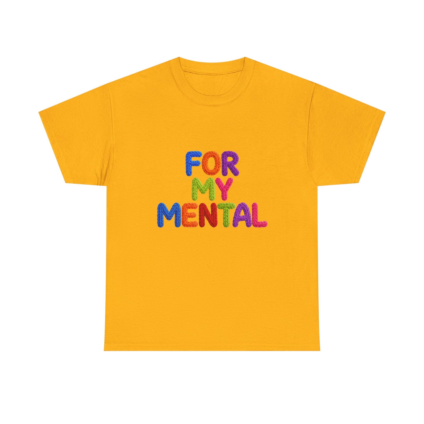 For My Mental Tee Mental Health Awareness Graphic T-Shirt