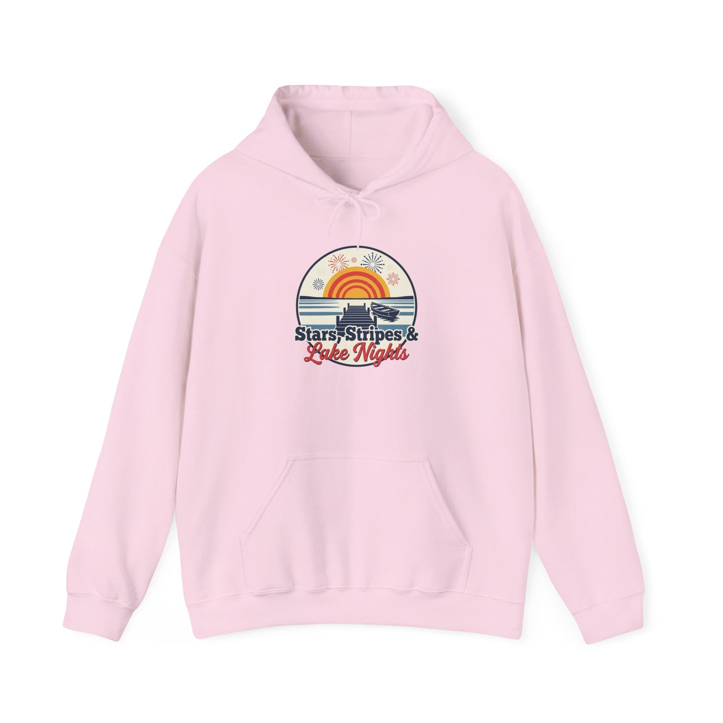 Stars, Stripes, & Lake Nights Heavy Blend™ Hooded Sweatshirt