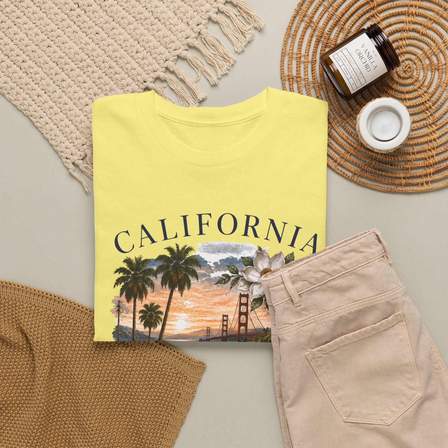 California Vintage Surf T-Shirt — Coastal Sunset Beach Tee