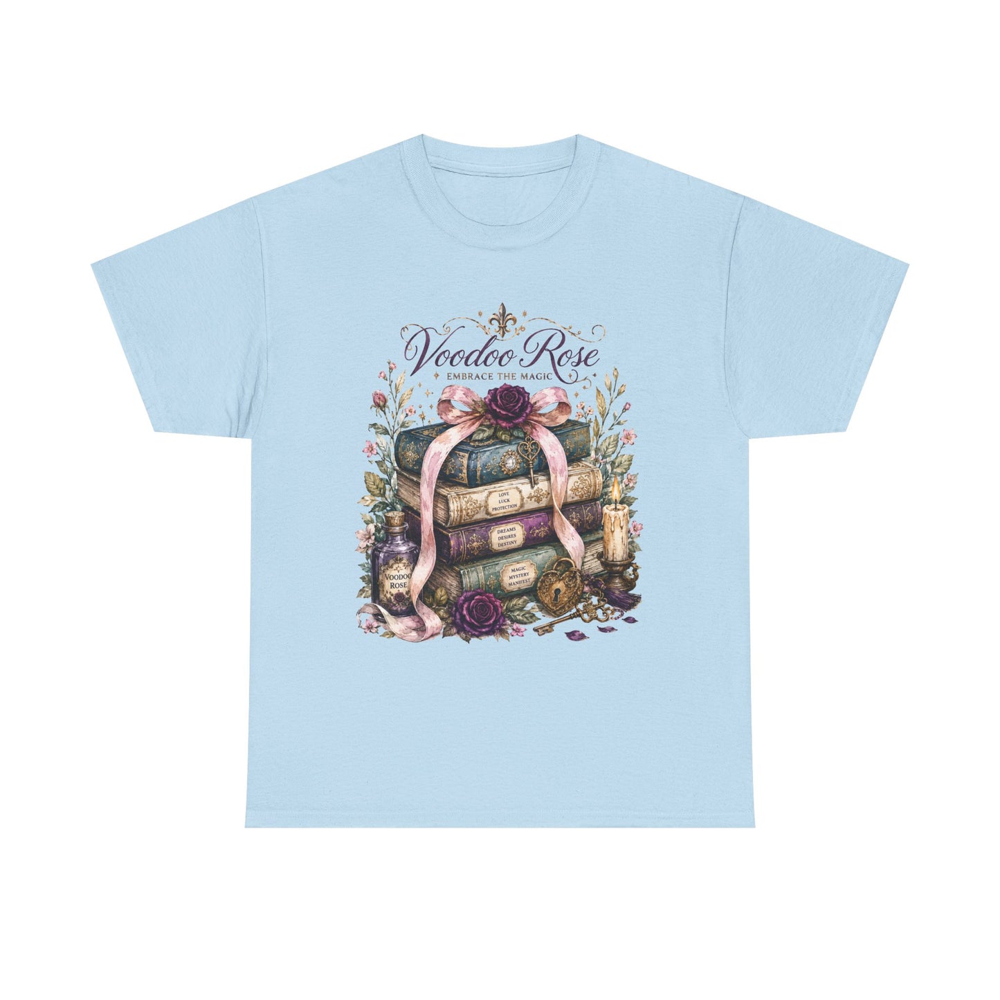 Voodoo Rose Louisiana Stacked Books Tee