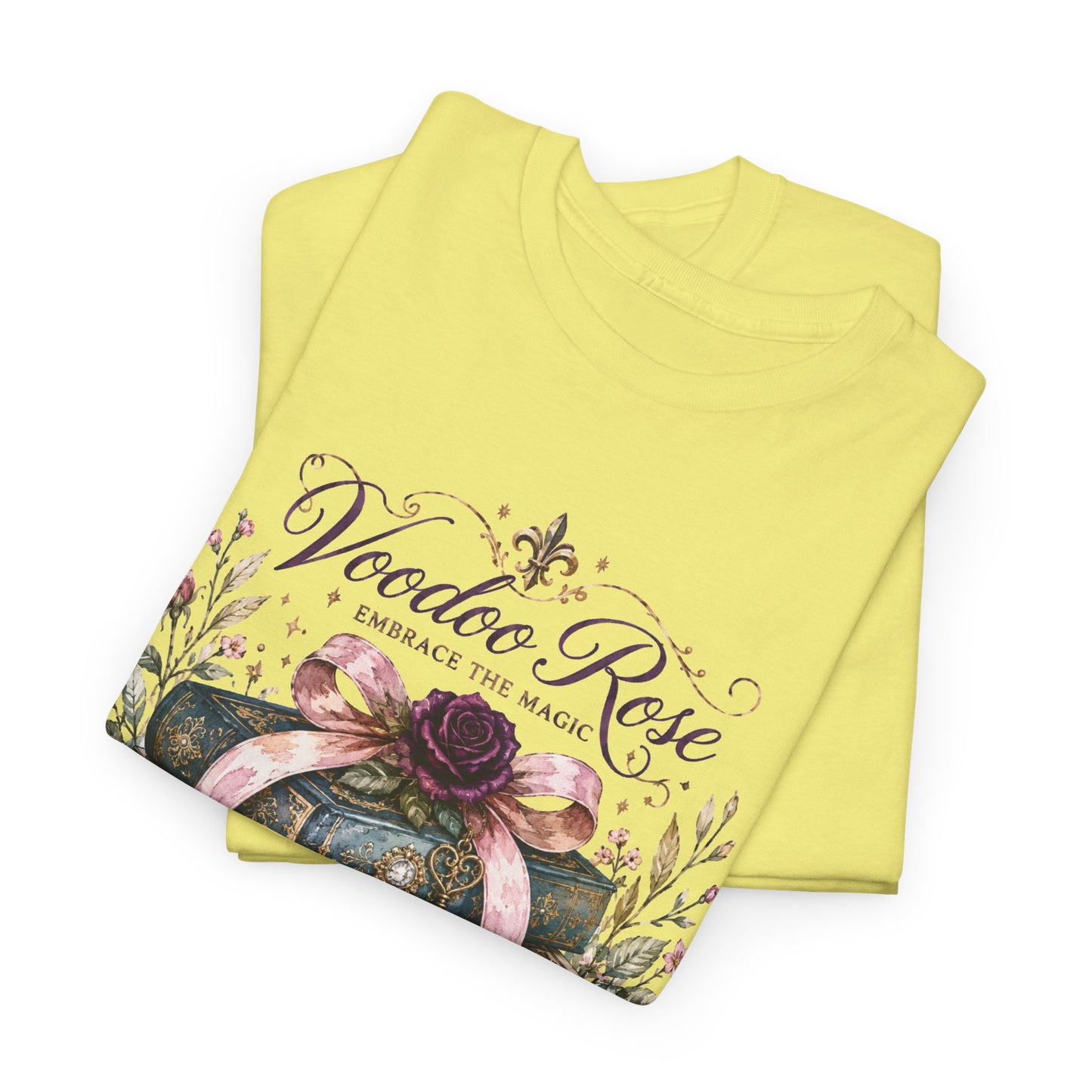 Voodoo Rose Louisiana Stacked Books Tee