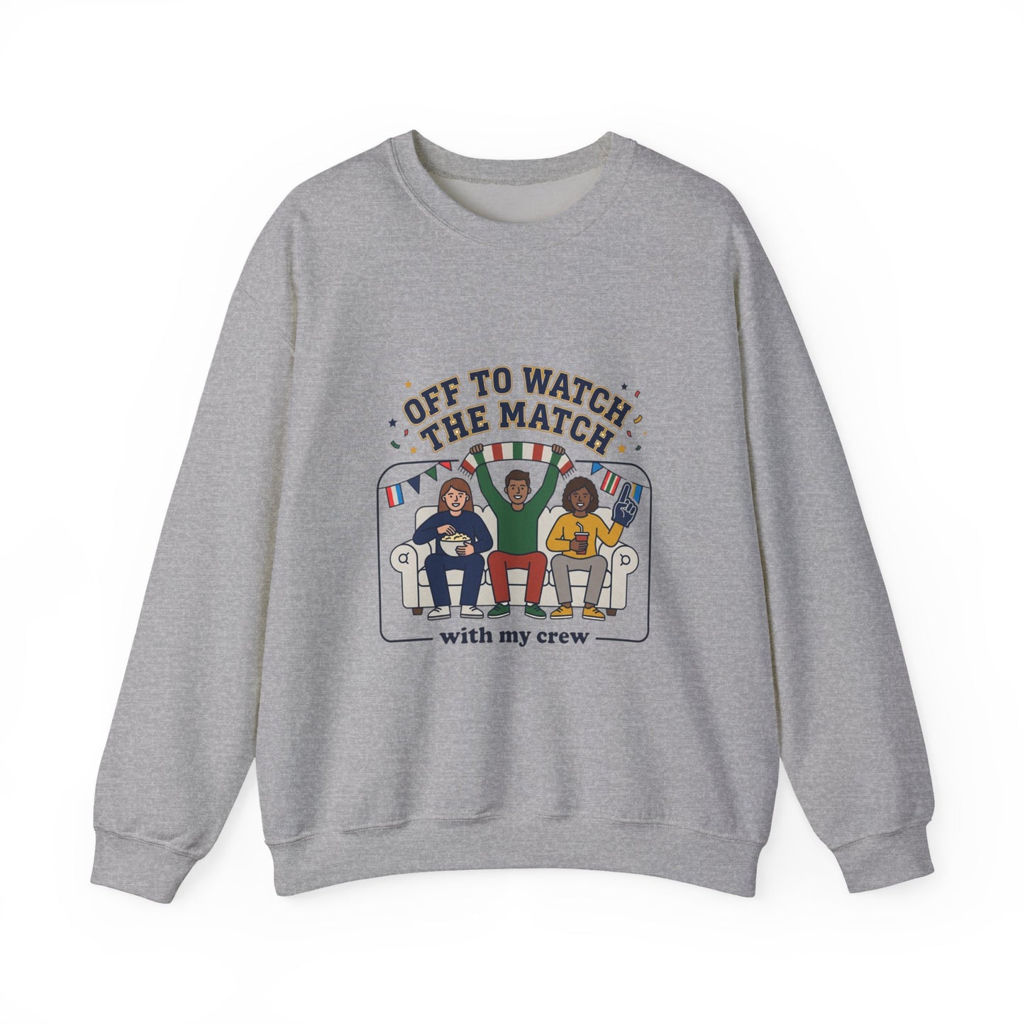 Off to Watch the Match Sweatshirt | soccer watch party, match-day outfit