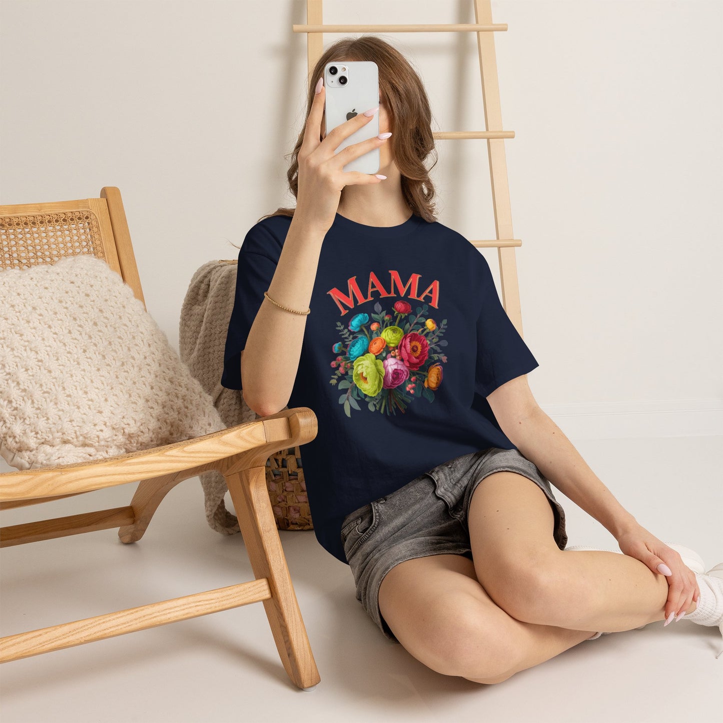 Mama Floral T-Shirt  Mother's Day Floral Tee for Moms